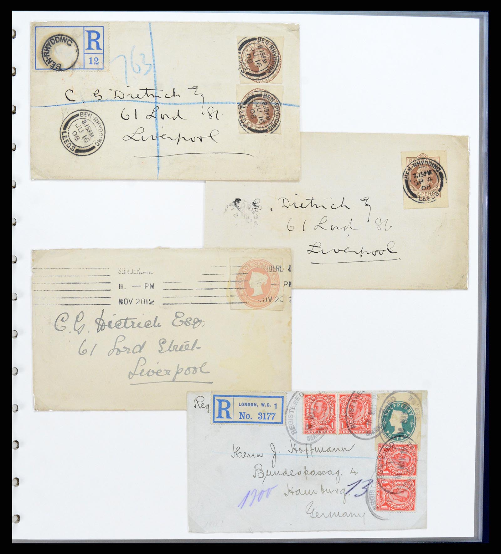 37318 017 - Stamp collection 37318 Great Britain covers 1863-1916.