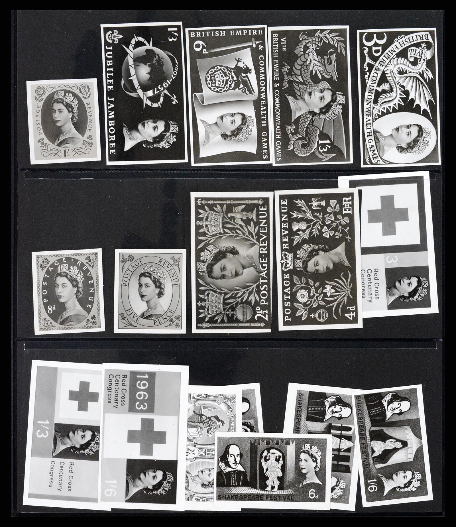 37319 001 - Postzegelverzameling 37319 Groot Brittannië 1952-2005.