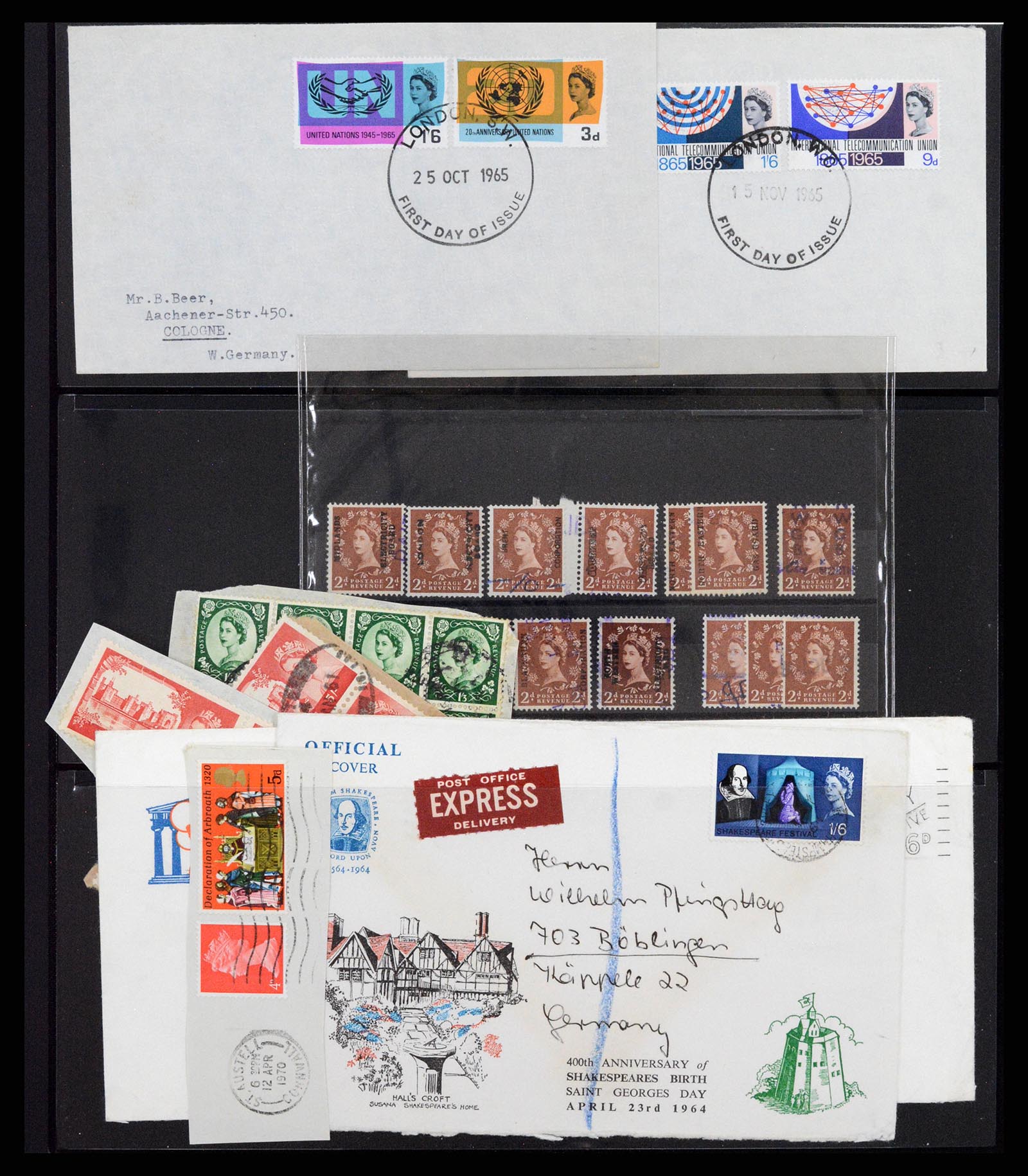 37319 007 - Postzegelverzameling 37319 Groot Brittannië 1952-2005.