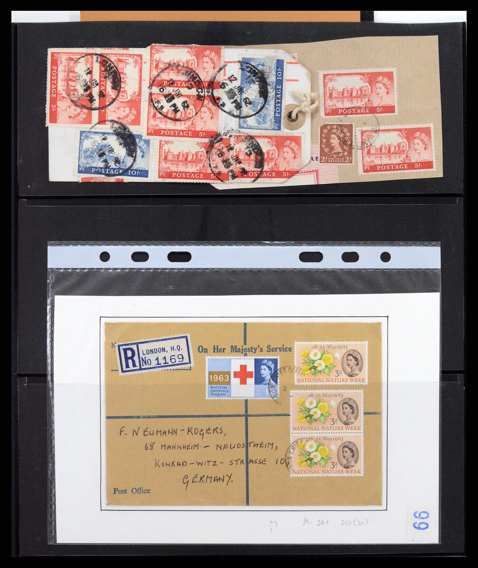 37319 009 - Postzegelverzameling 37319 Groot Brittannië 1952-2005.