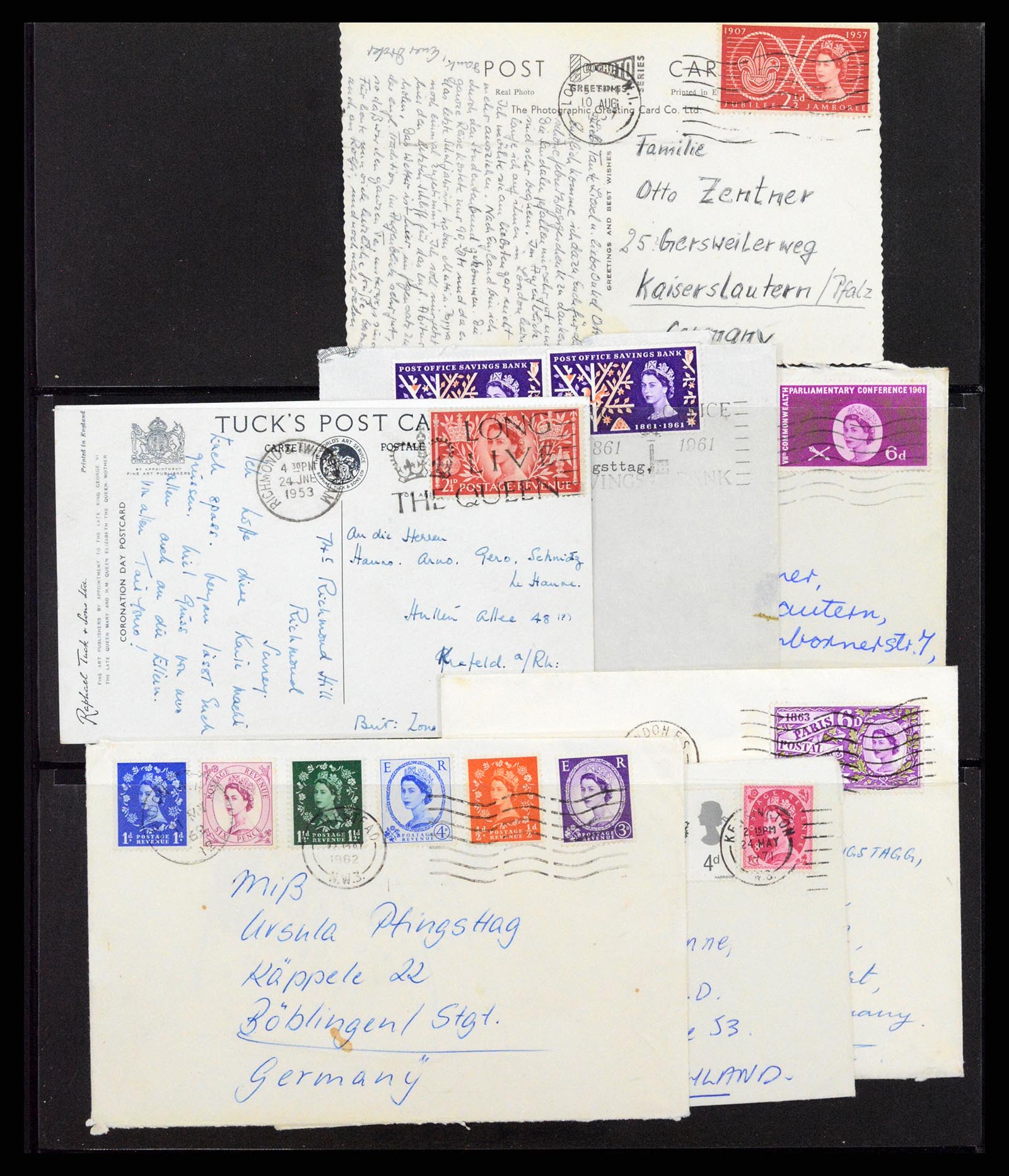 37319 015 - Postzegelverzameling 37319 Groot Brittannië 1952-2005.