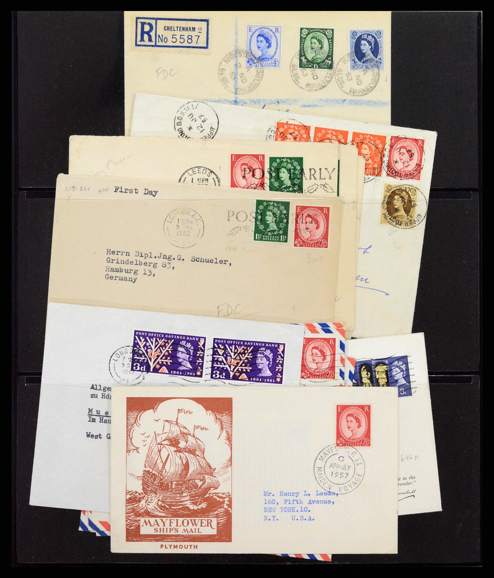37319 017 - Postzegelverzameling 37319 Groot Brittannië 1952-2005.