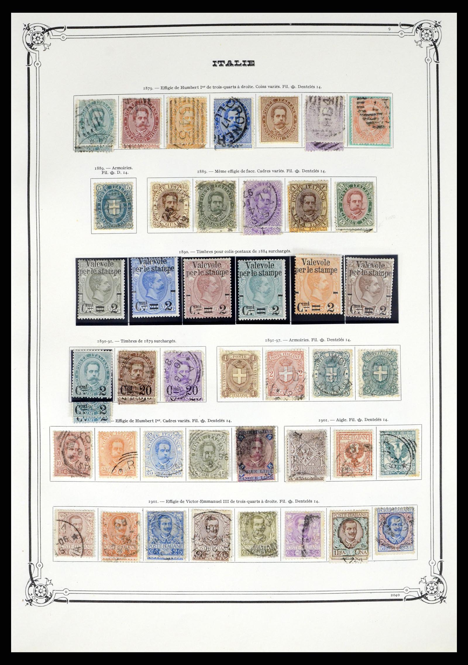 37320 002 - Postzegelverzameling 37320 Italië 1862-1996.