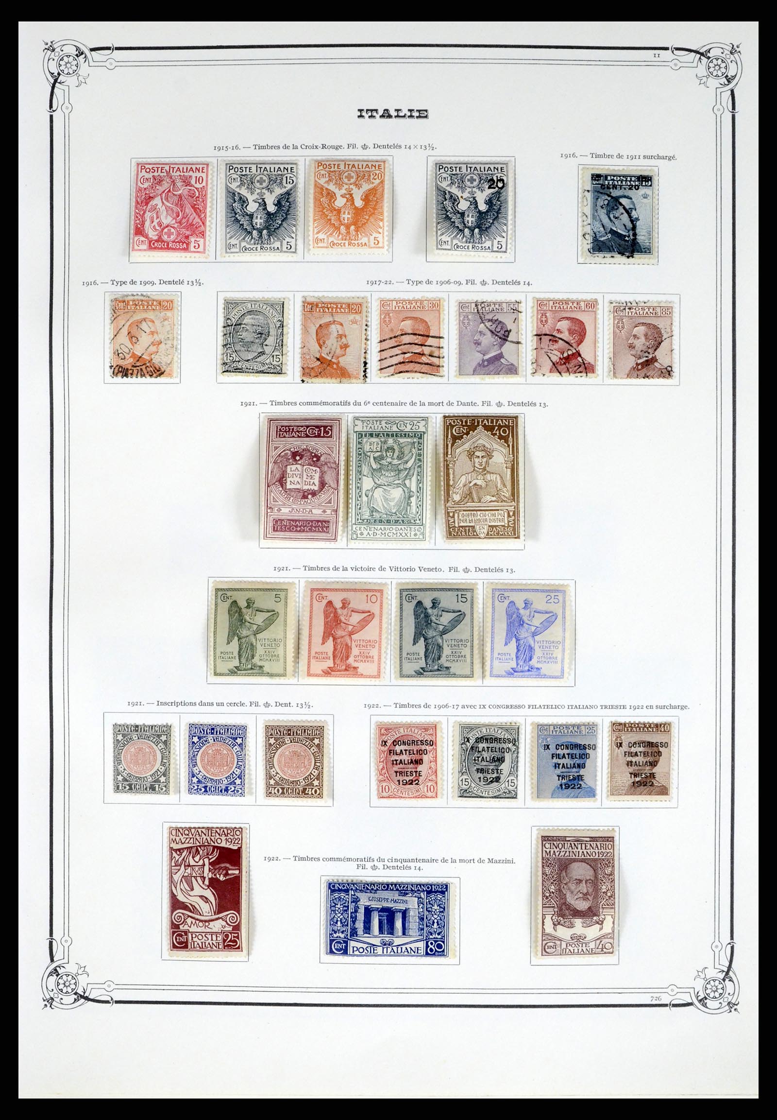 37320 004 - Postzegelverzameling 37320 Italië 1862-1996.