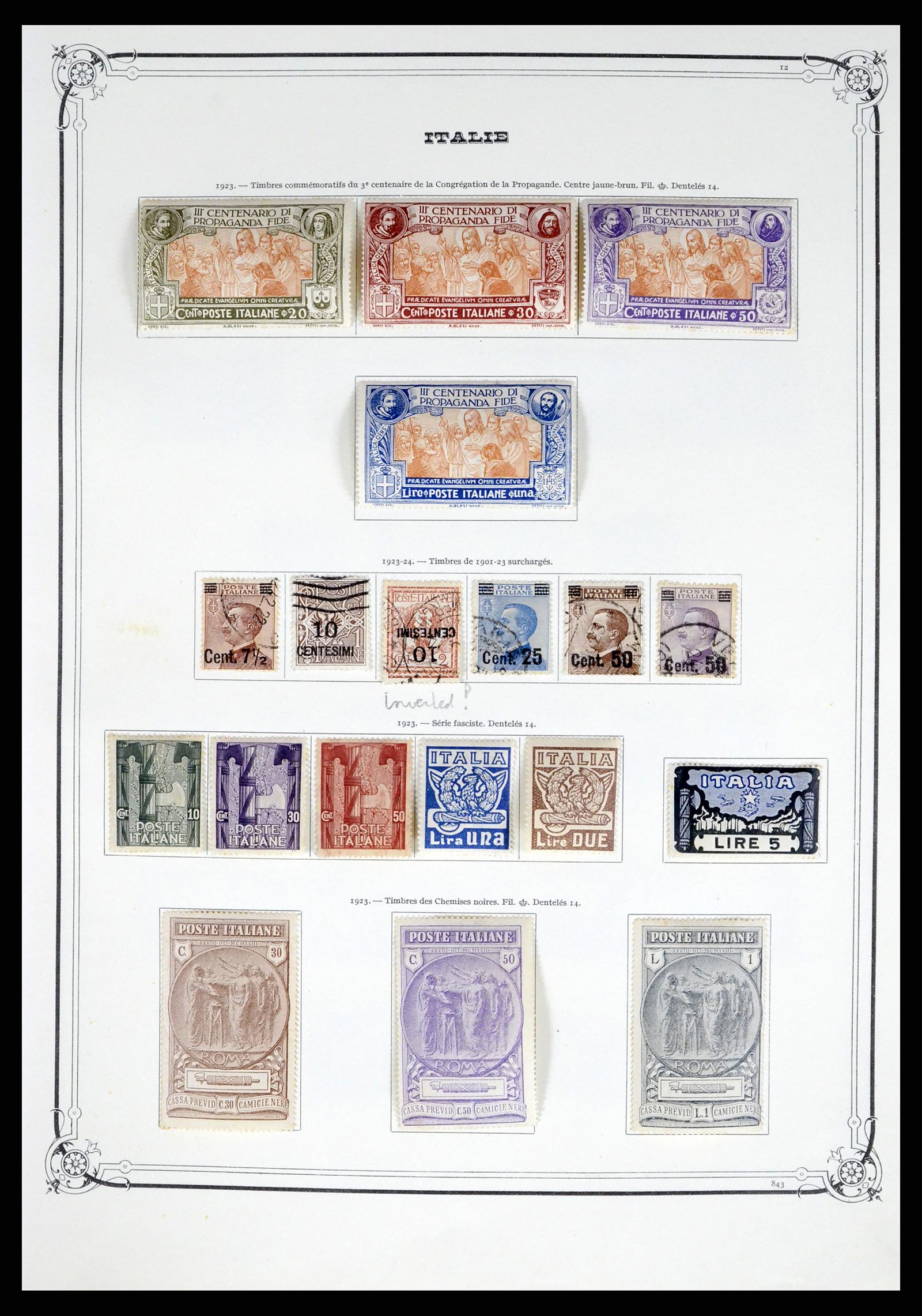 37320 005 - Postzegelverzameling 37320 Italië 1862-1996.