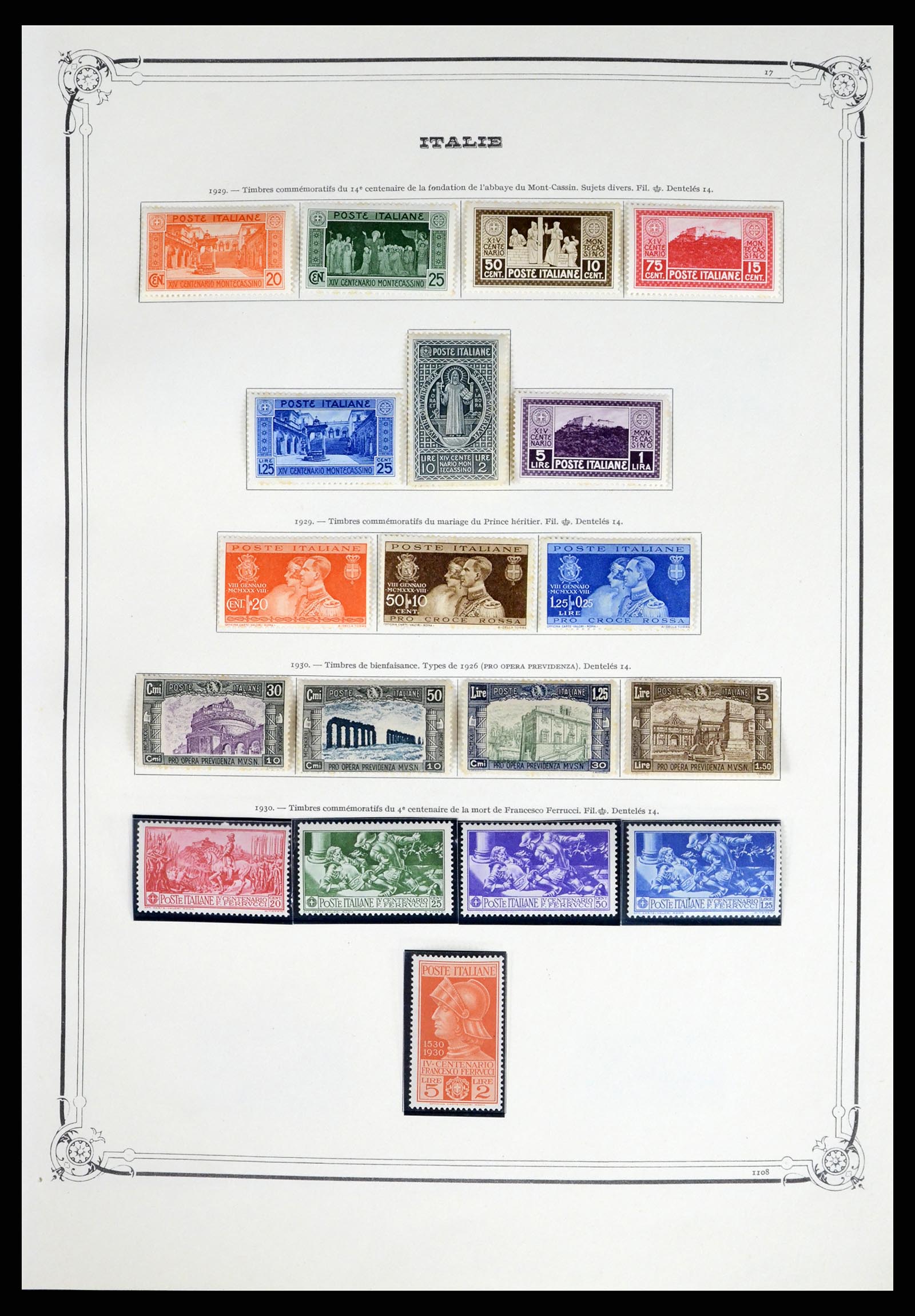 37320 010 - Postzegelverzameling 37320 Italië 1862-1996.