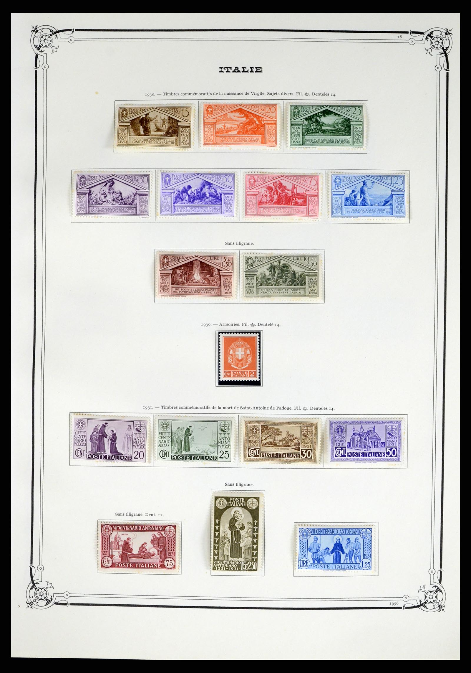 37320 011 - Postzegelverzameling 37320 Italië 1862-1996.