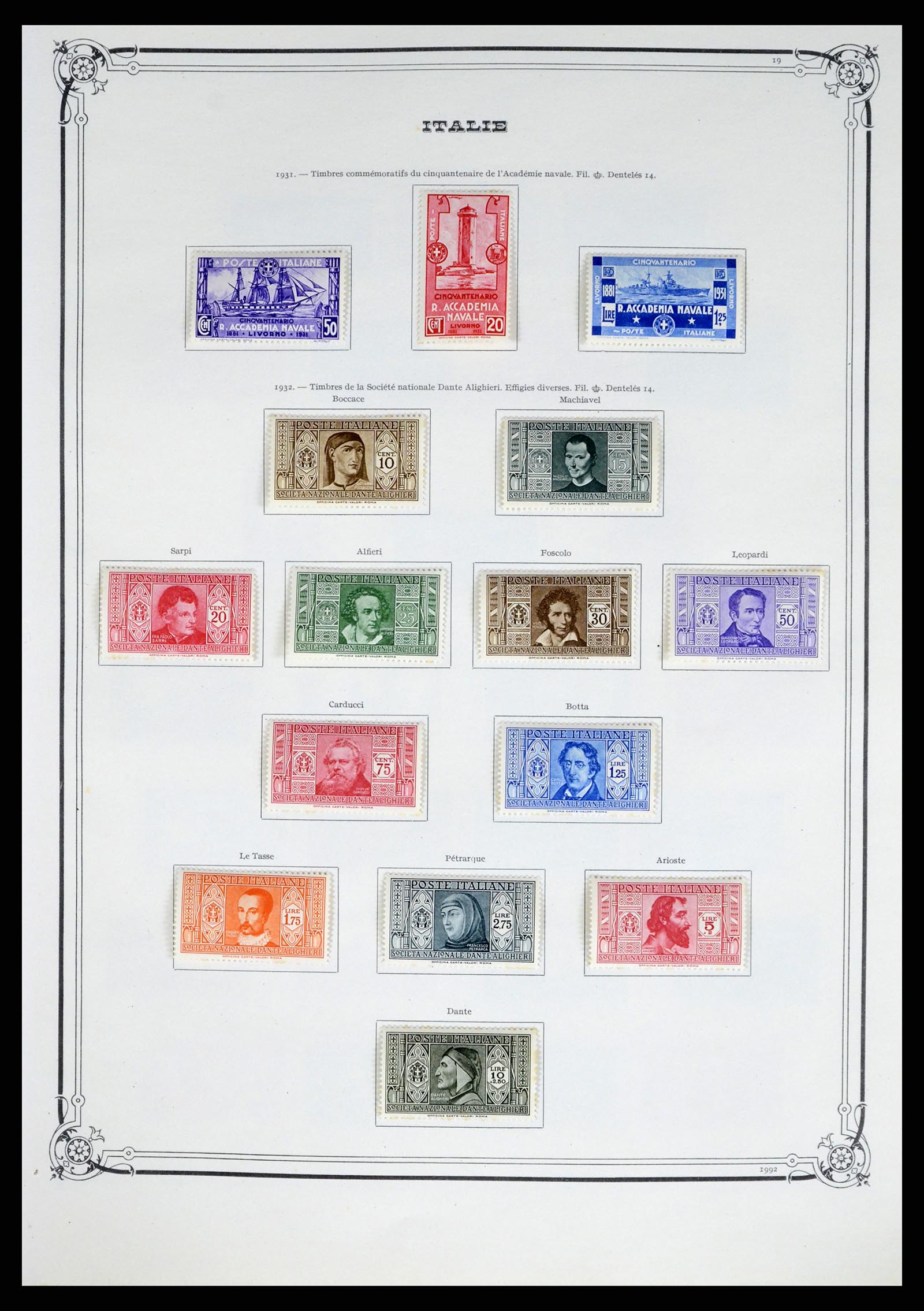 37320 012 - Postzegelverzameling 37320 Italië 1862-1996.