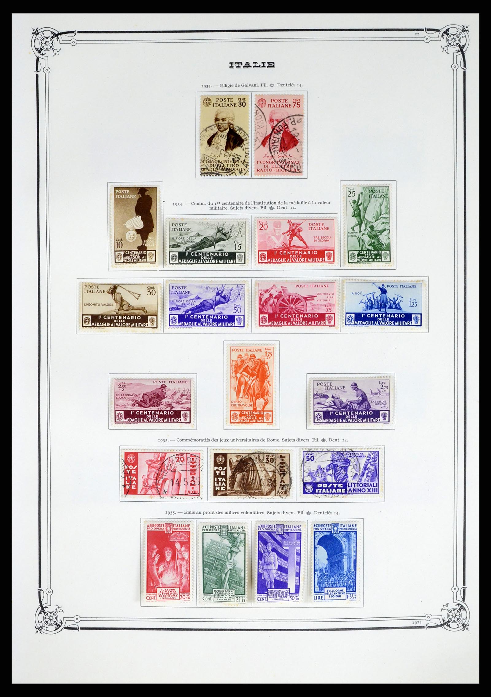 37320 015 - Postzegelverzameling 37320 Italië 1862-1996.