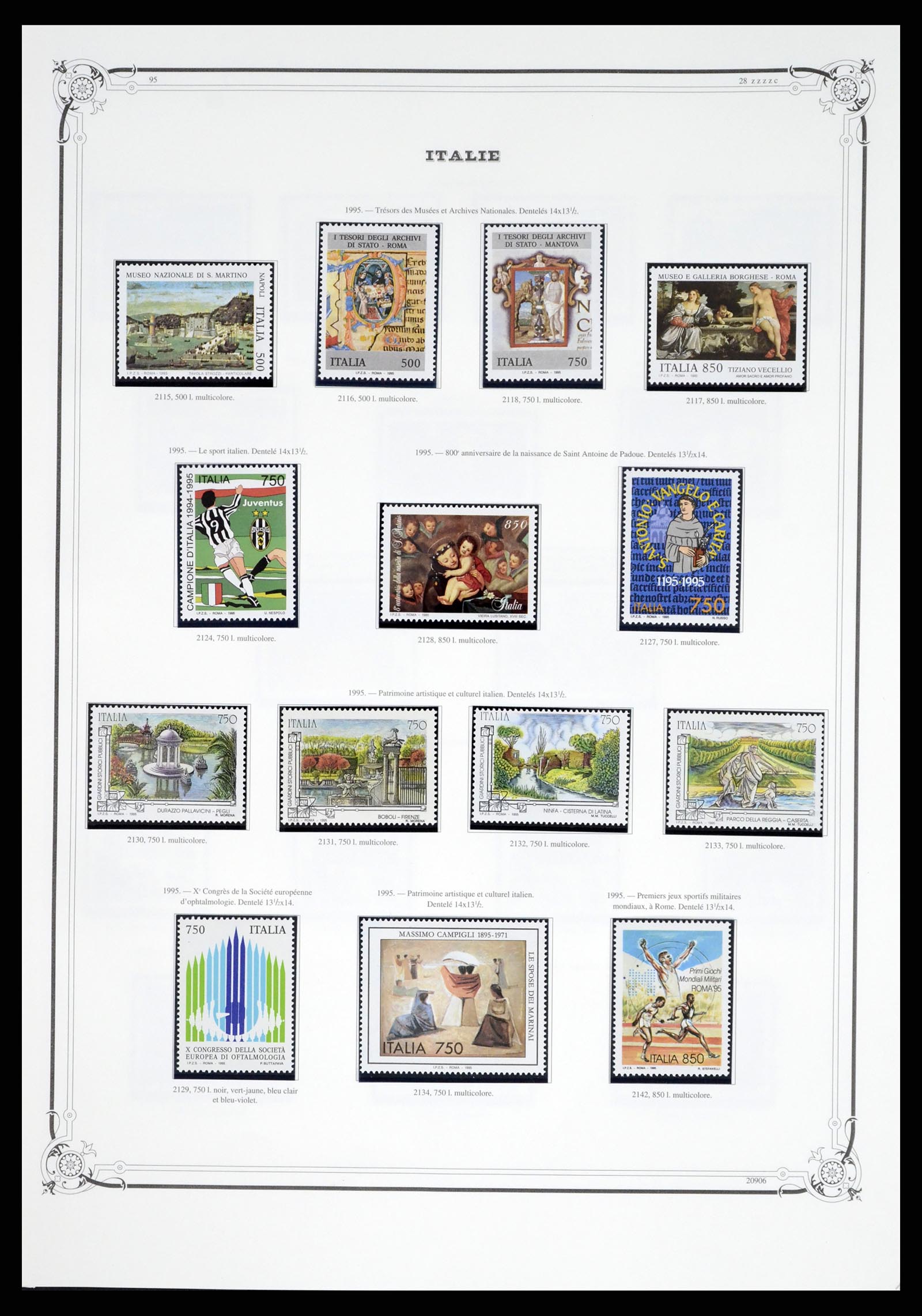 37320 124 - Stamp collection 37320 Italy 1862-1996.