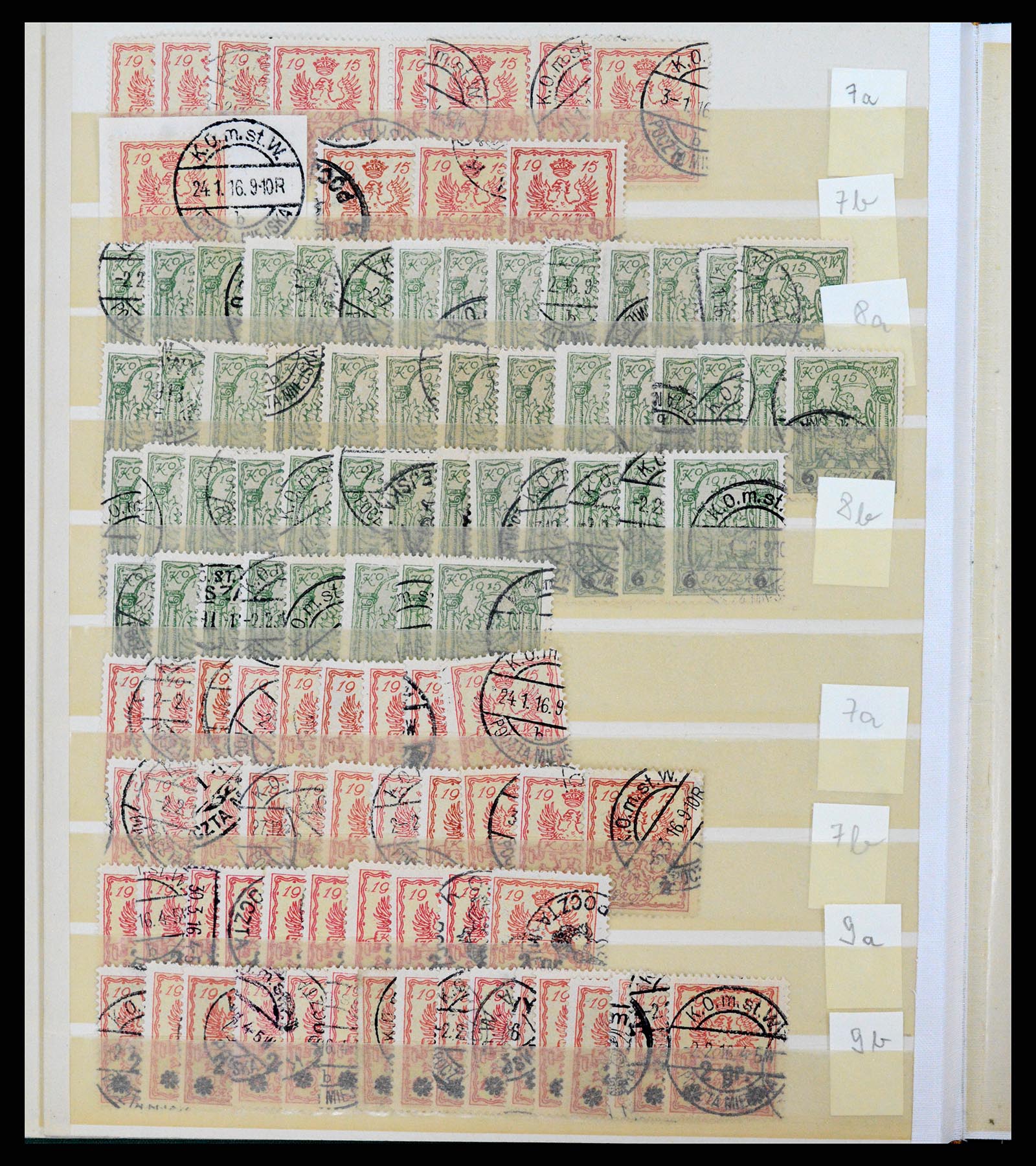 37322 012 - Postzegelverzameling 37322 Polen lokaalzegels vanaf 1918.