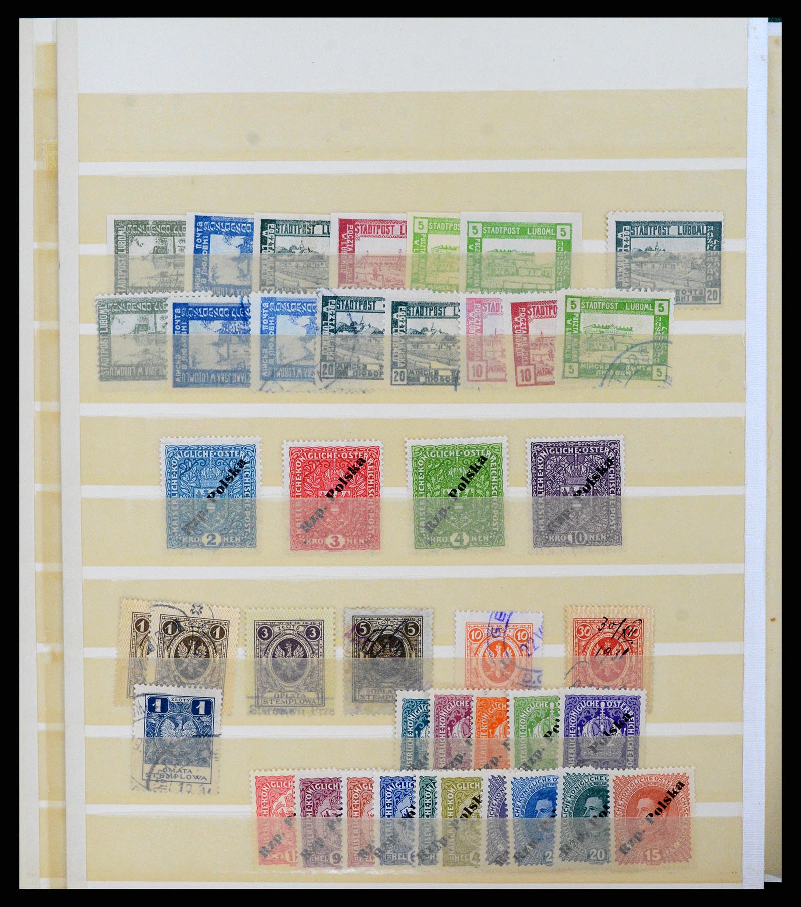 37322 018 - Postzegelverzameling 37322 Polen lokaalzegels vanaf 1918.