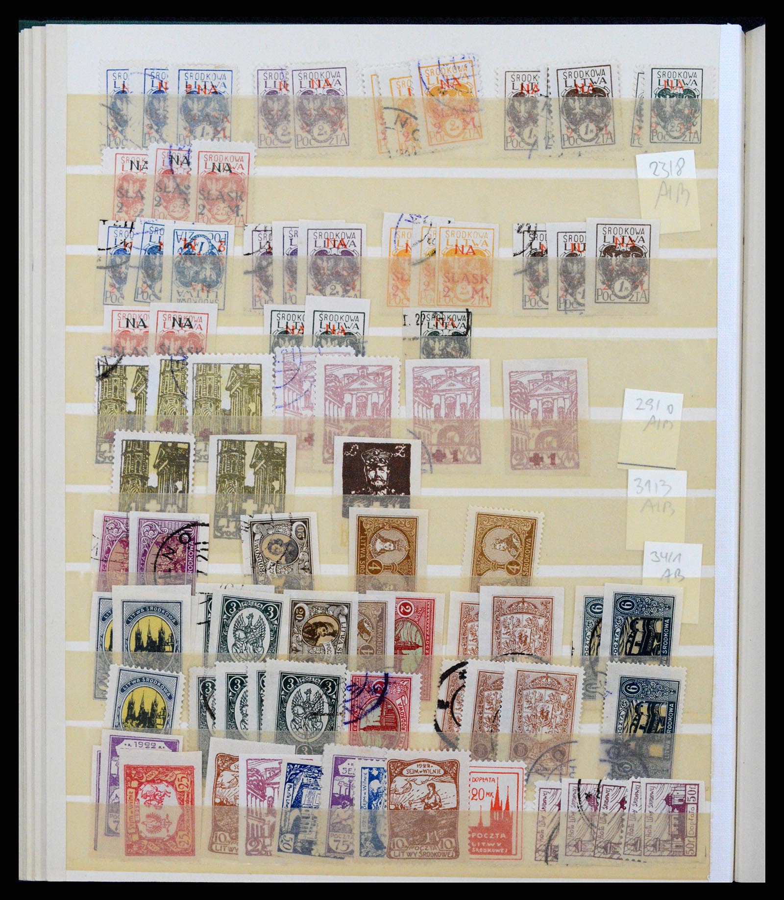 37322 020 - Postzegelverzameling 37322 Polen lokaalzegels vanaf 1918.