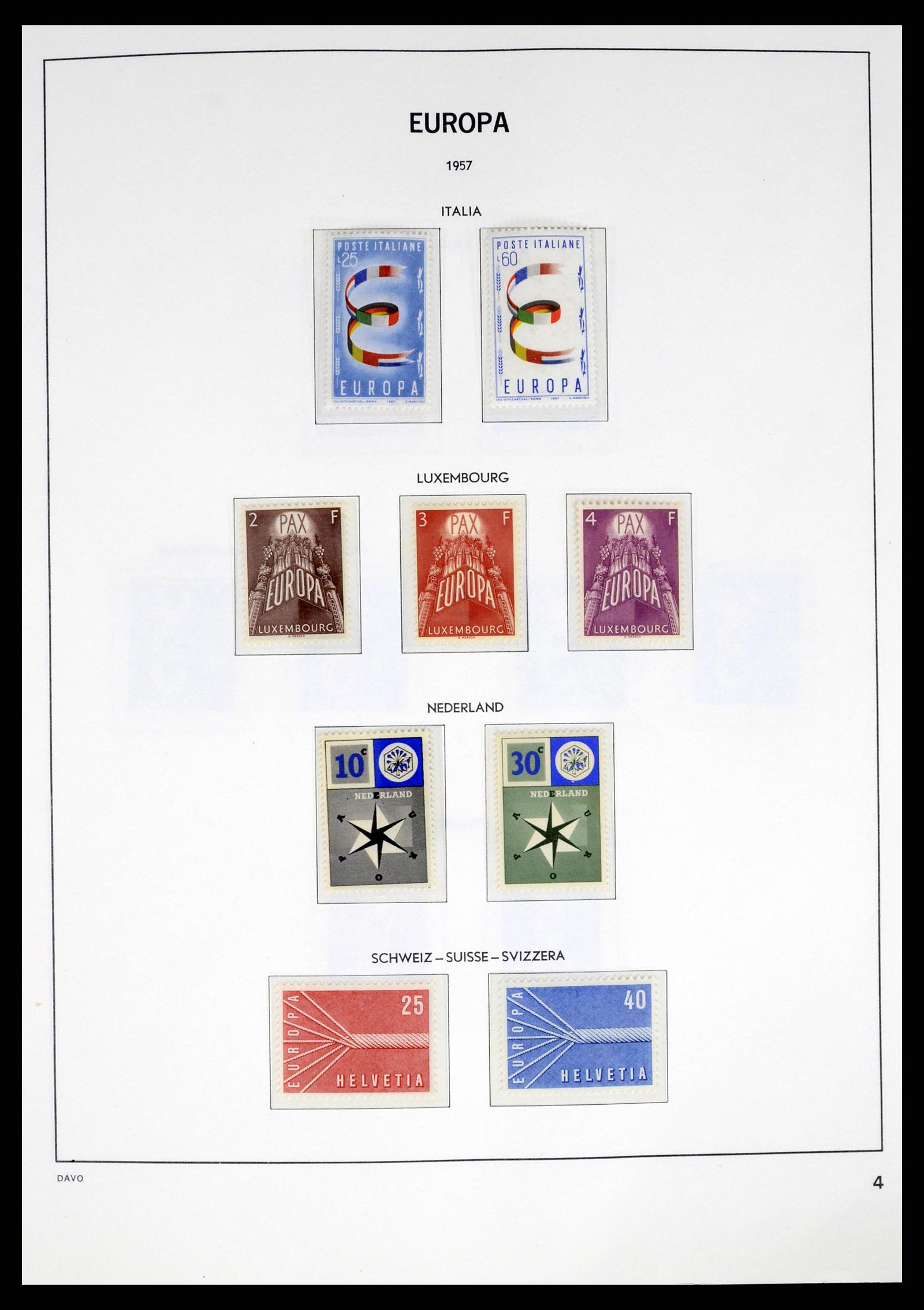 37325 004 - Stamp collection 37325 Europa CEPT 1956-20011.