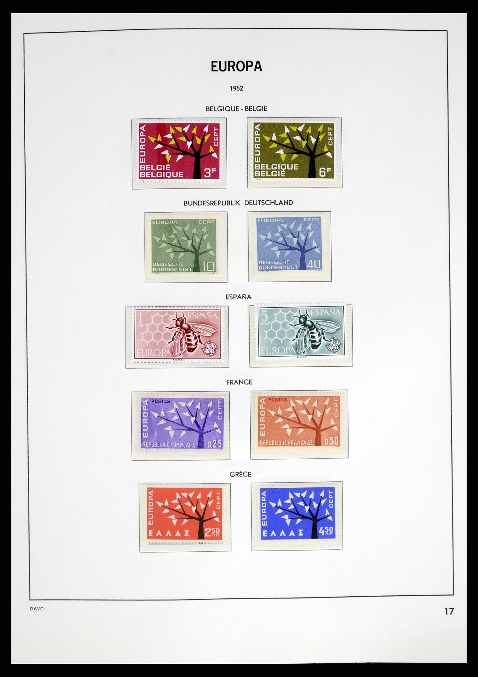 37325 017 - Stamp collection 37325 Europa CEPT 1956-20011.