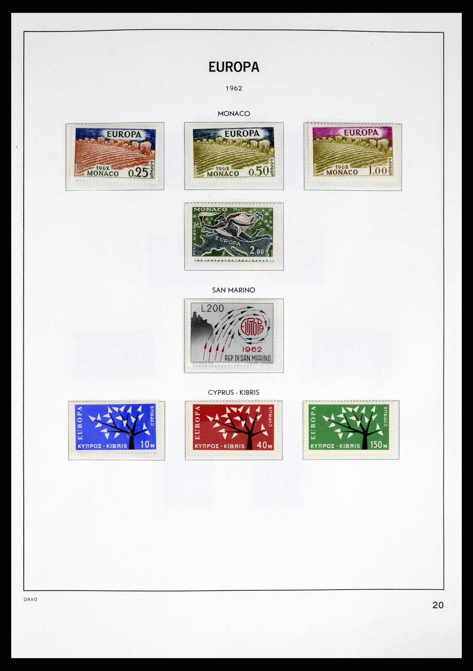37325 020 - Postzegelverzameling 37325 Europa CEPT 1956-20011.