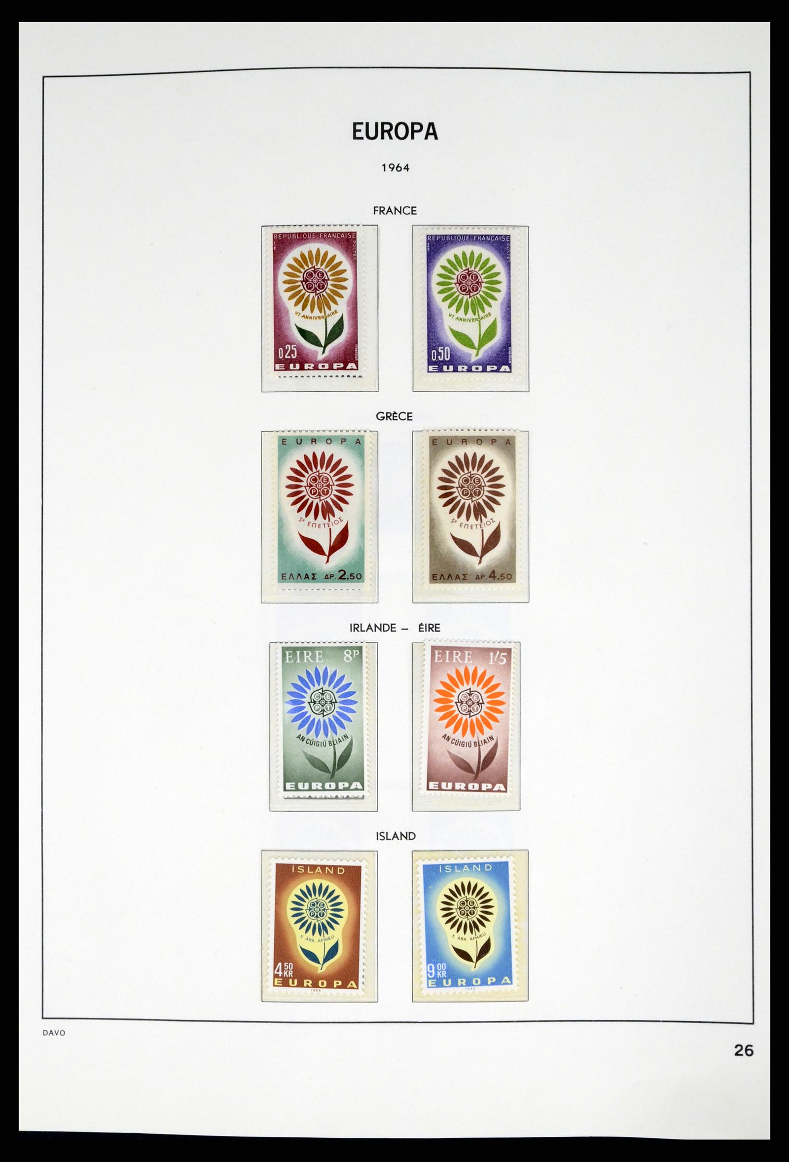 37325 026 - Postzegelverzameling 37325 Europa CEPT 1956-20011.