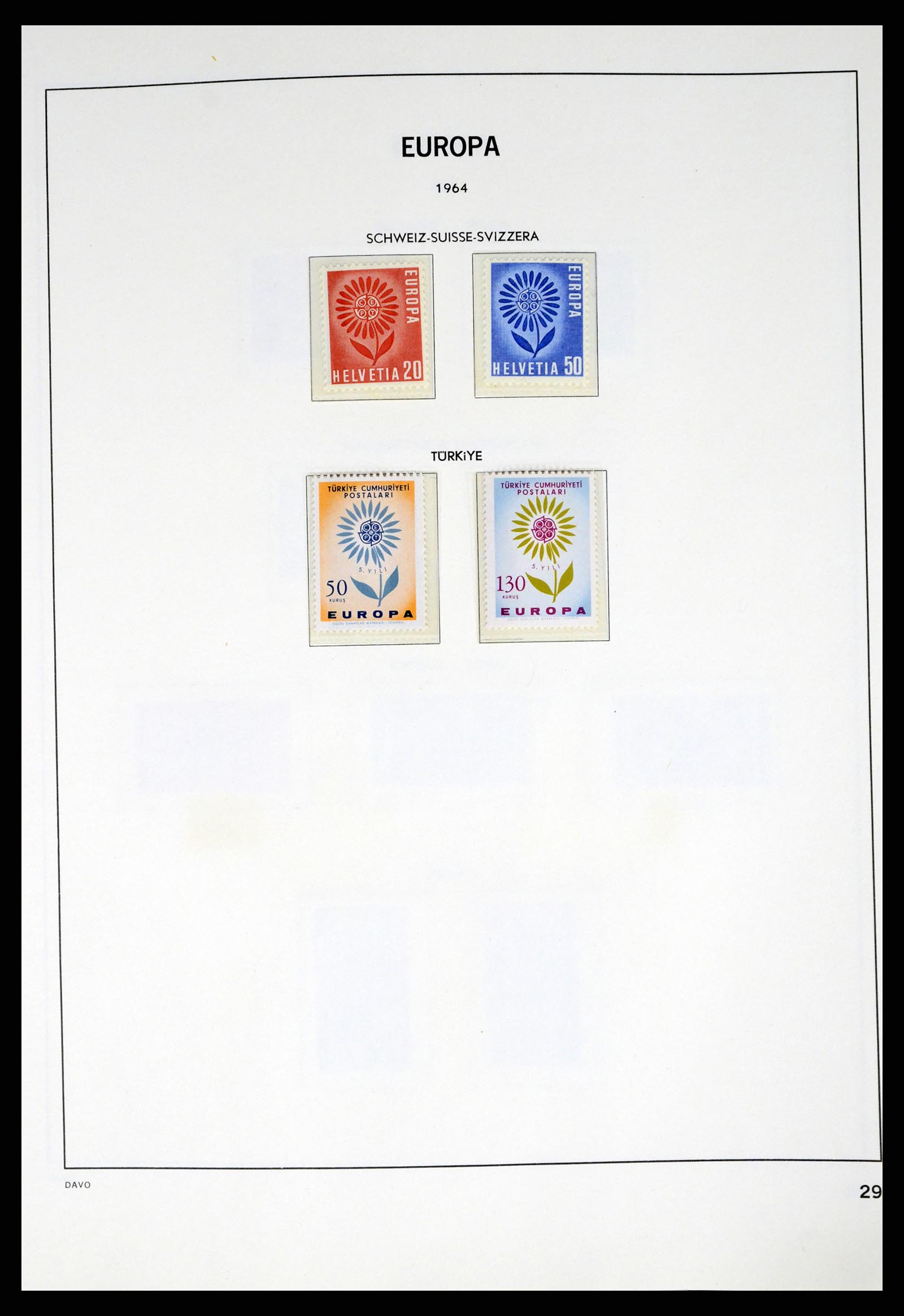 37325 029 - Postzegelverzameling 37325 Europa CEPT 1956-20011.