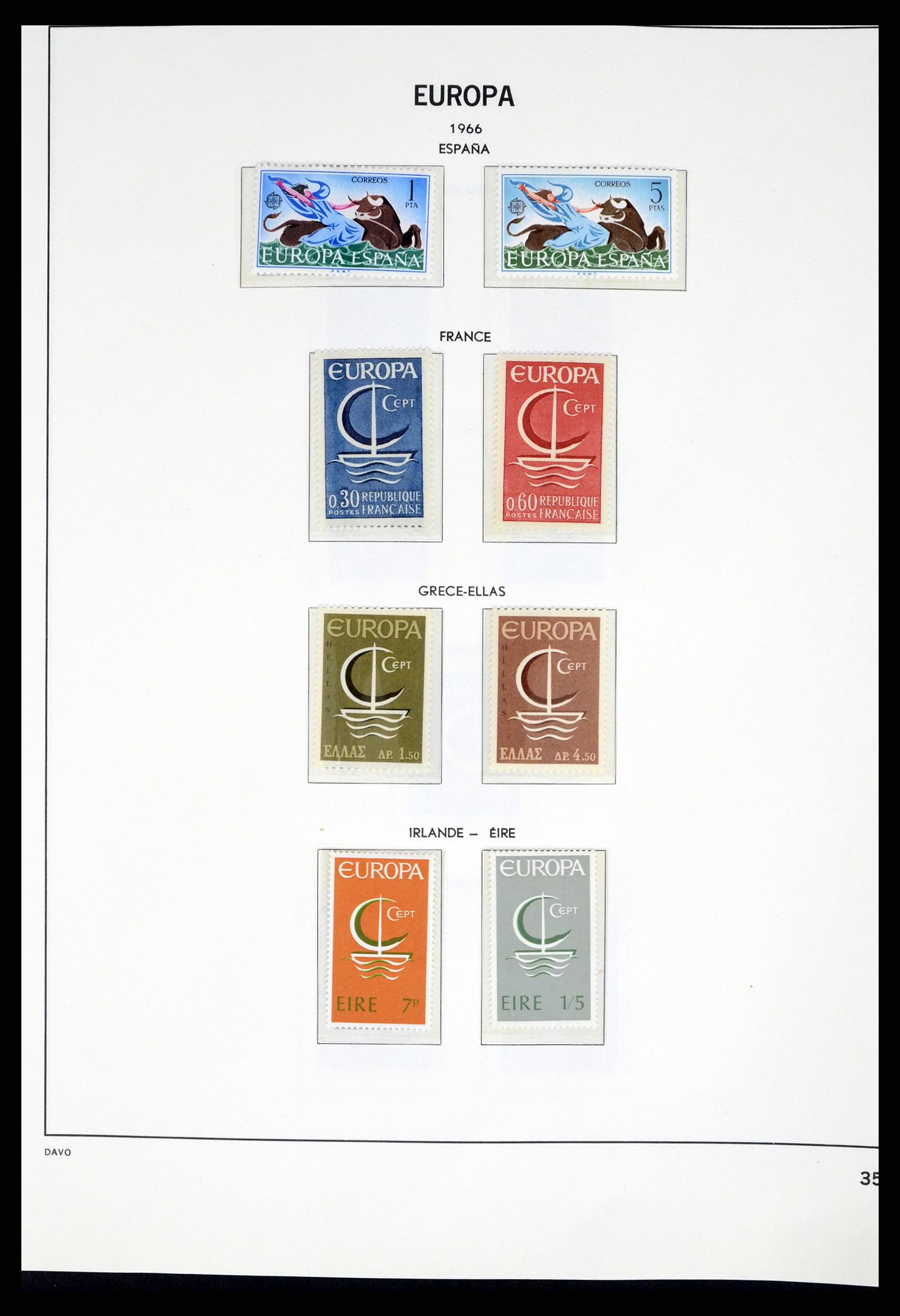 37325 035 - Postzegelverzameling 37325 Europa CEPT 1956-20011.