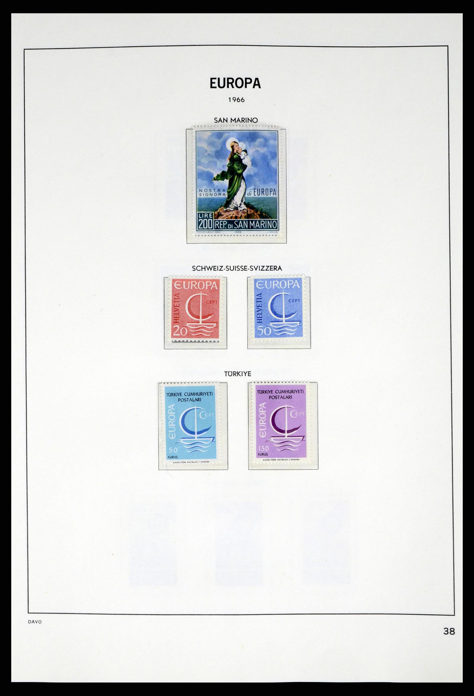 37325 038 - Postzegelverzameling 37325 Europa CEPT 1956-20011.