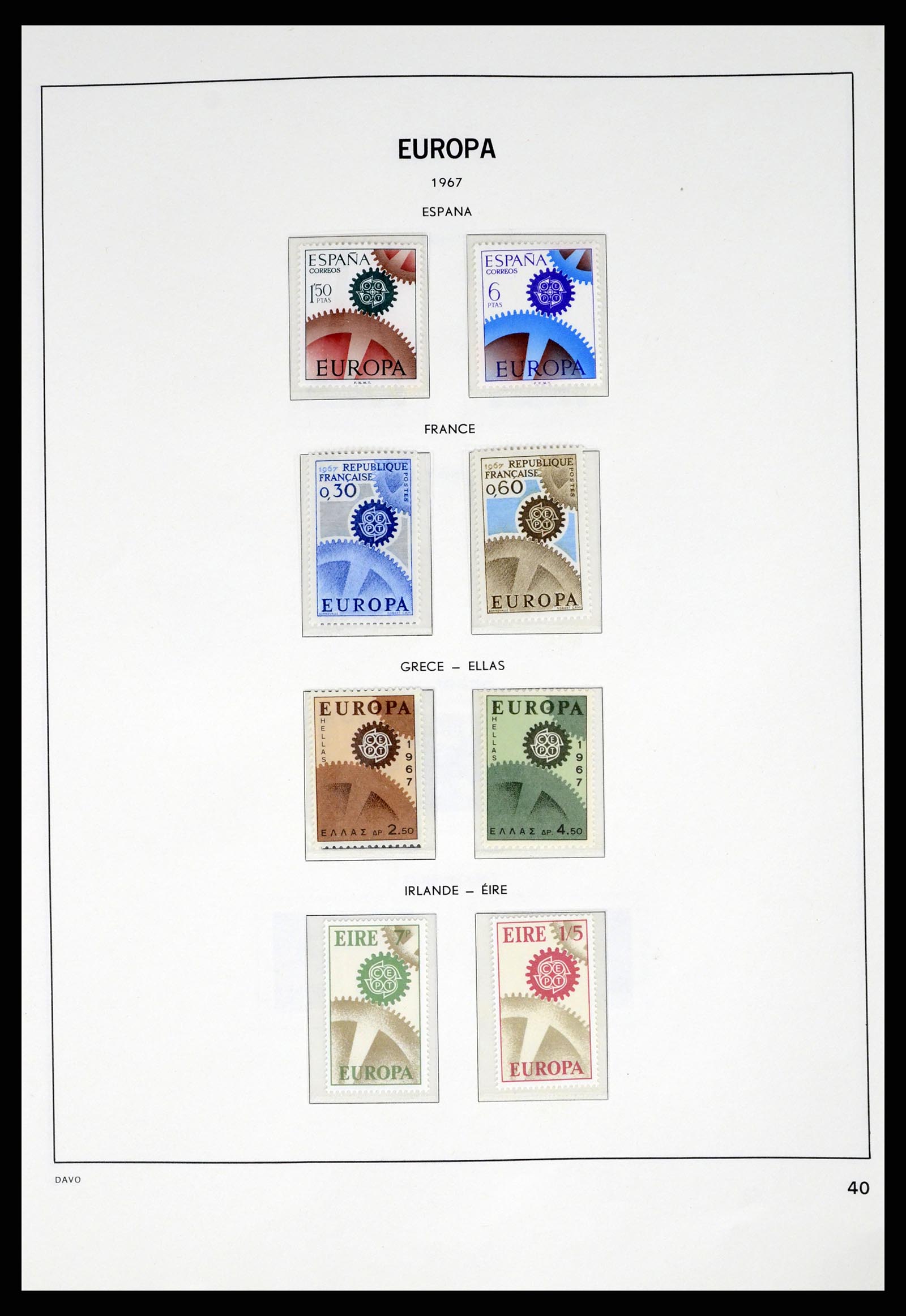 37325 040 - Postzegelverzameling 37325 Europa CEPT 1956-20011.
