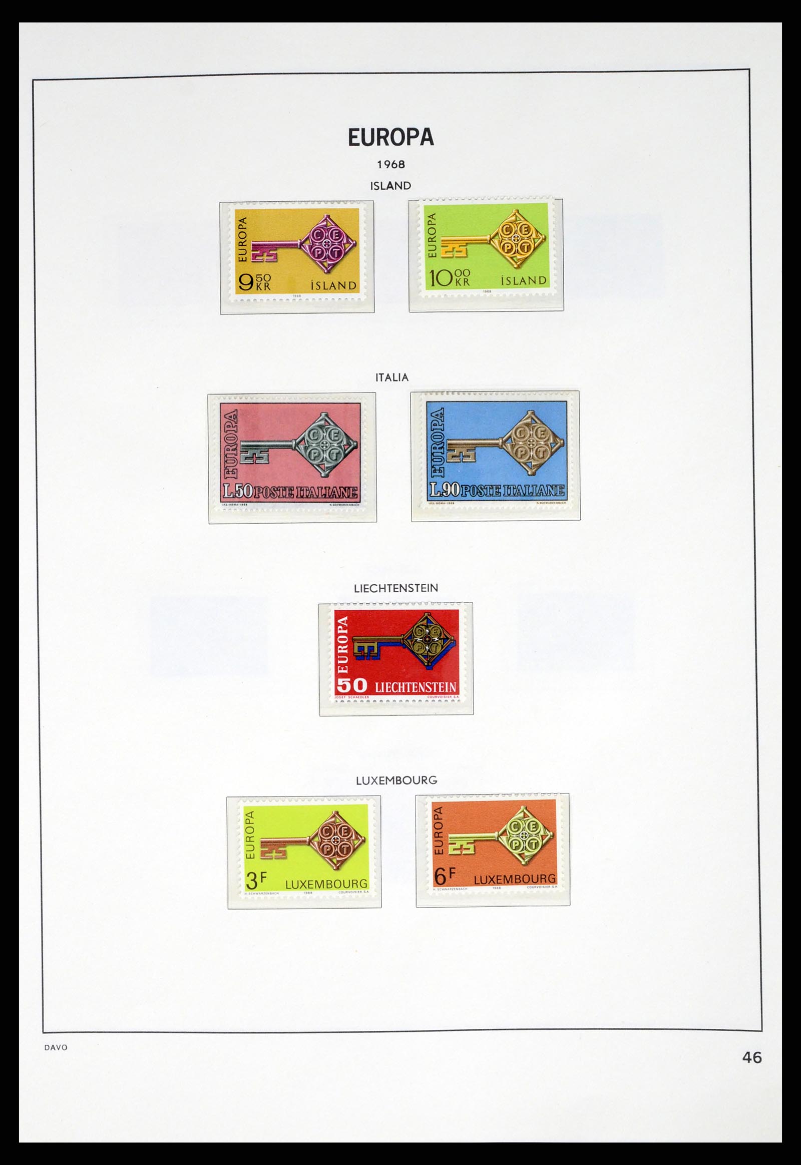 37325 046 - Postzegelverzameling 37325 Europa CEPT 1956-20011.