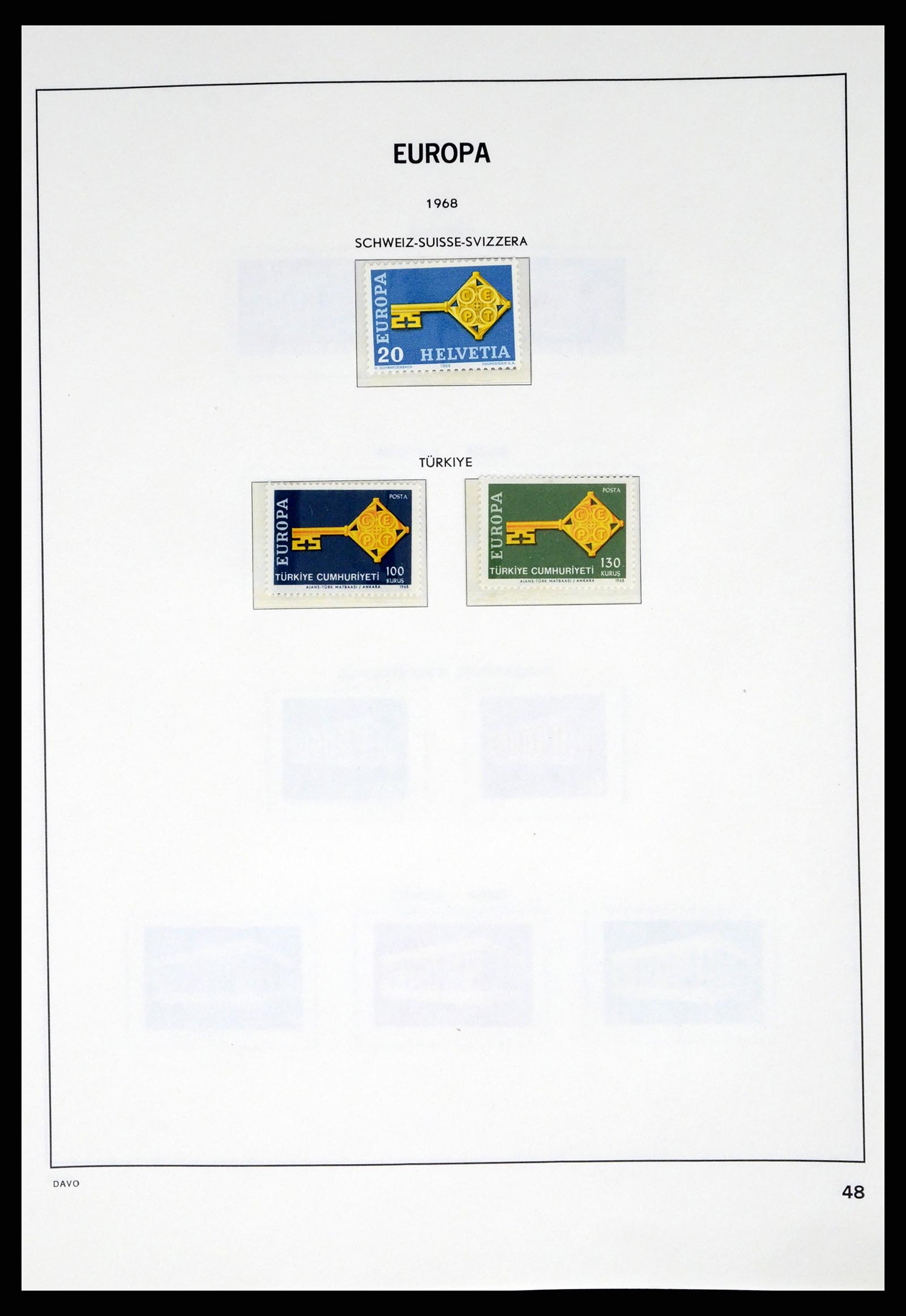 37325 048 - Stamp collection 37325 Europa CEPT 1956-20011.