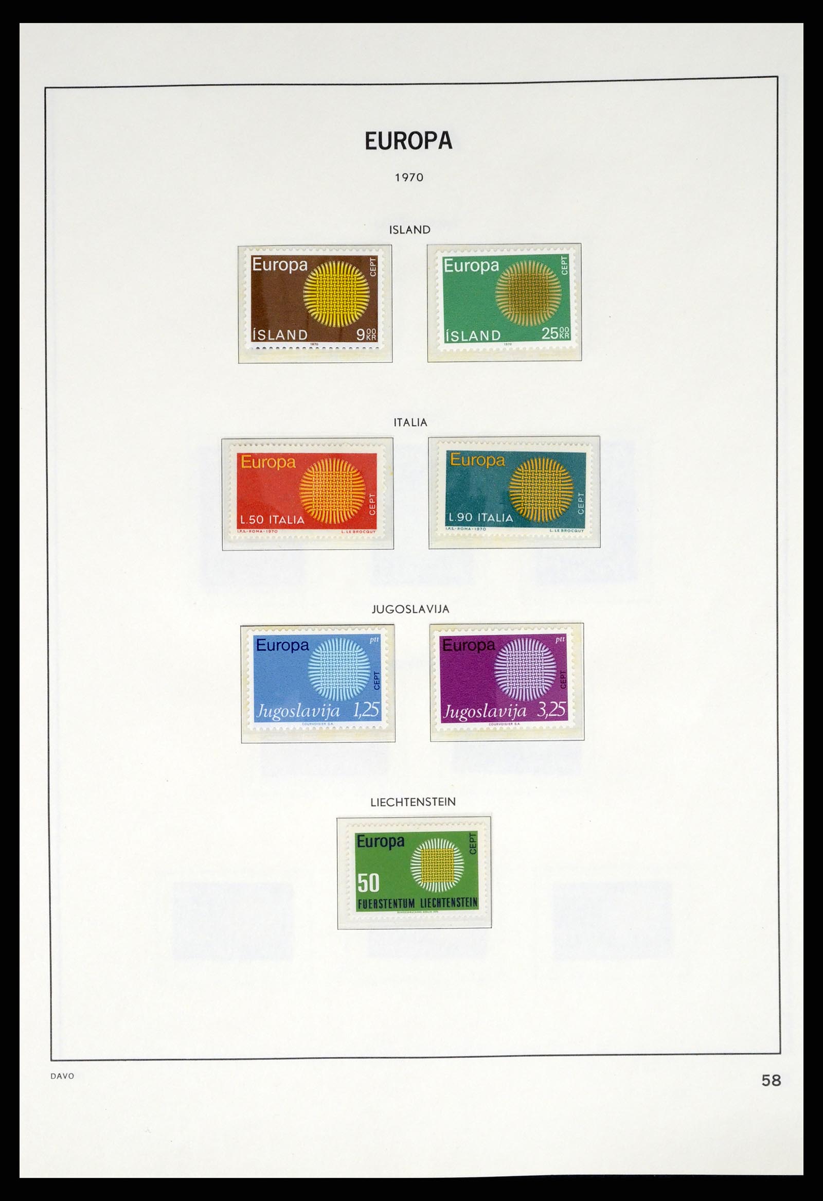 37325 057 - Postzegelverzameling 37325 Europa CEPT 1956-20011.
