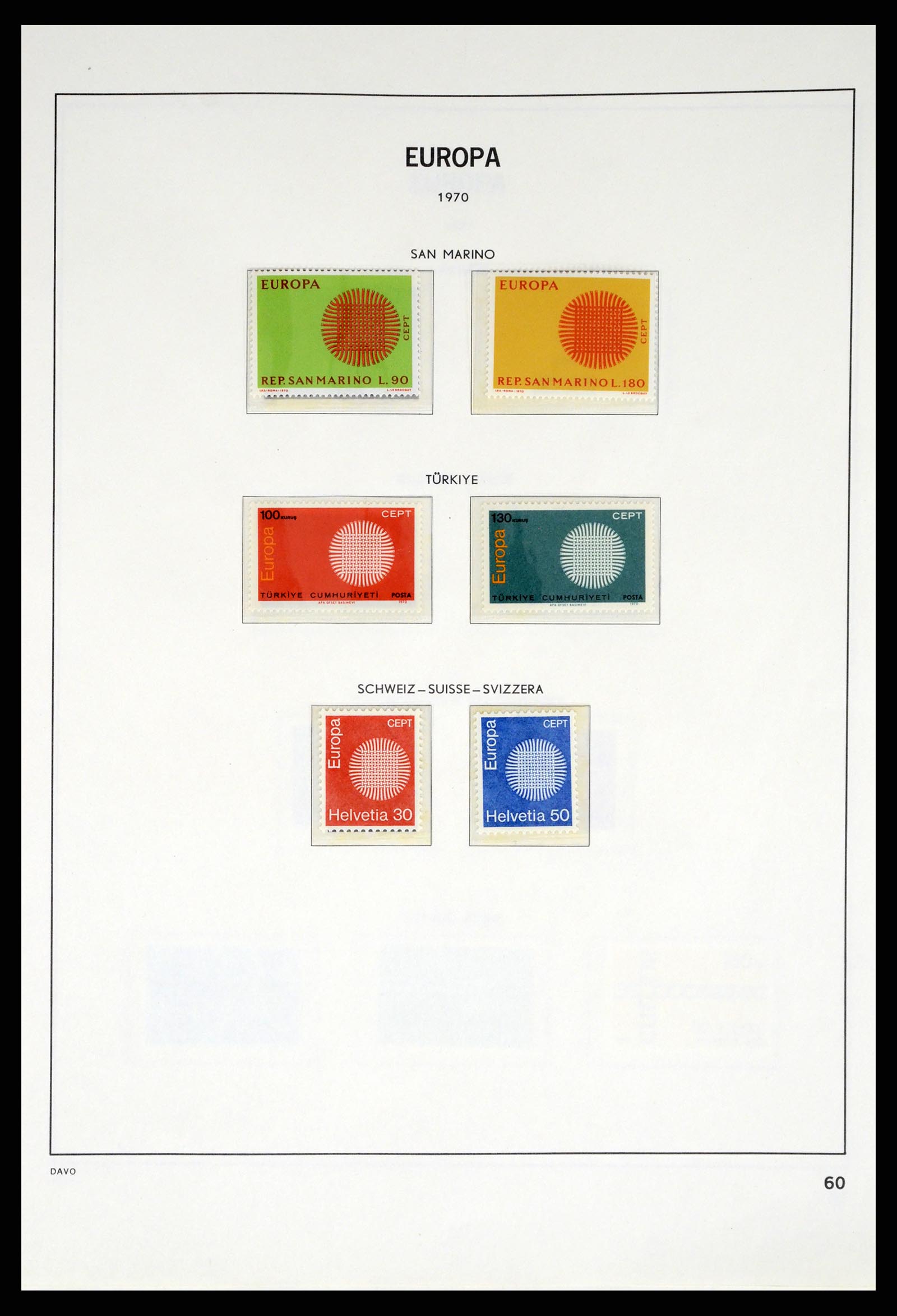 37325 059 - Postzegelverzameling 37325 Europa CEPT 1956-20011.