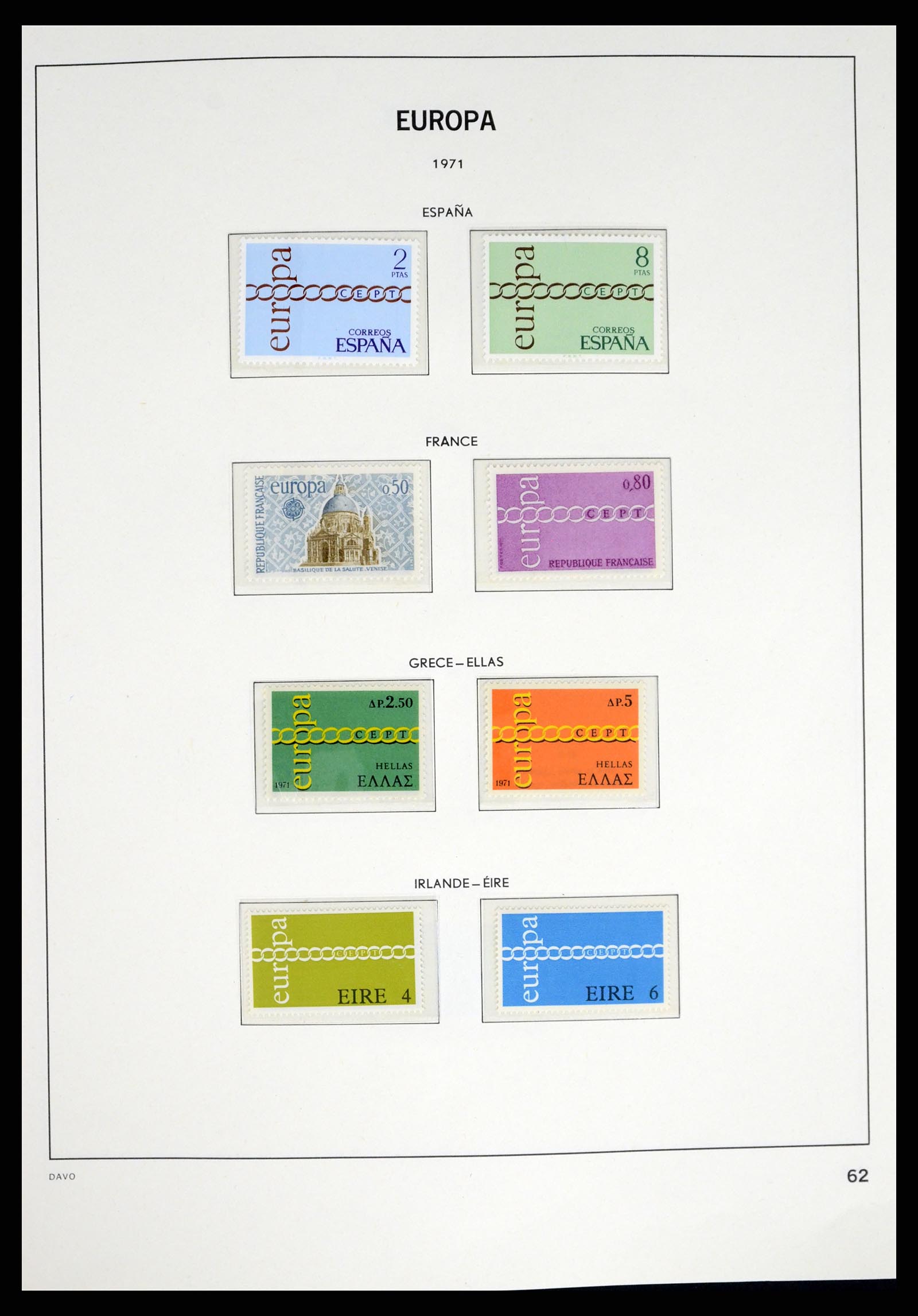 37325 061 - Postzegelverzameling 37325 Europa CEPT 1956-20011.