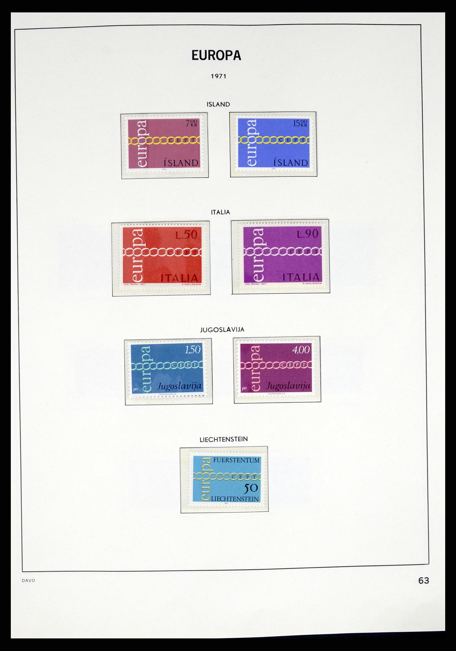 37325 062 - Postzegelverzameling 37325 Europa CEPT 1956-20011.