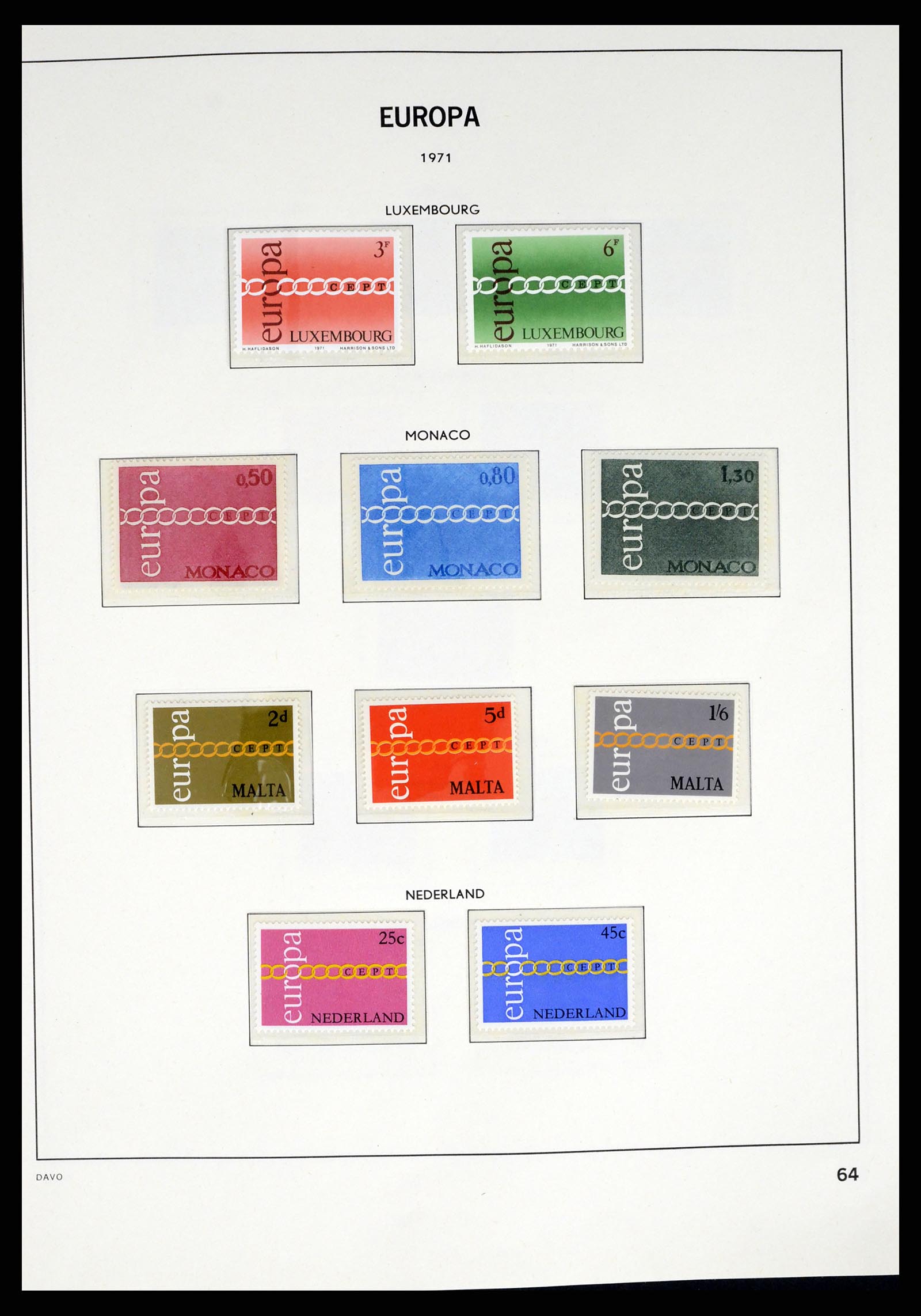37325 063 - Postzegelverzameling 37325 Europa CEPT 1956-20011.