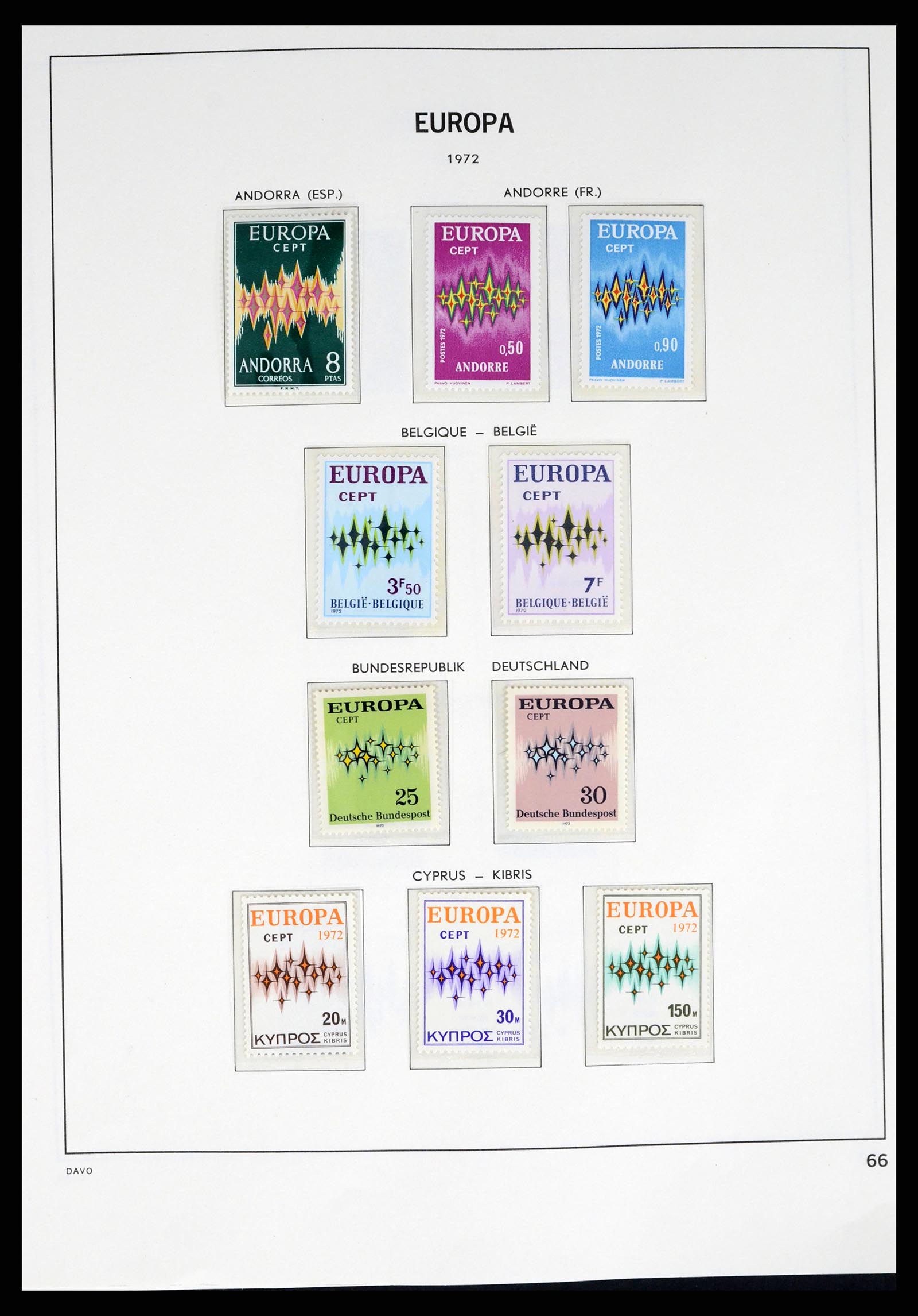 37325 065 - Postzegelverzameling 37325 Europa CEPT 1956-20011.