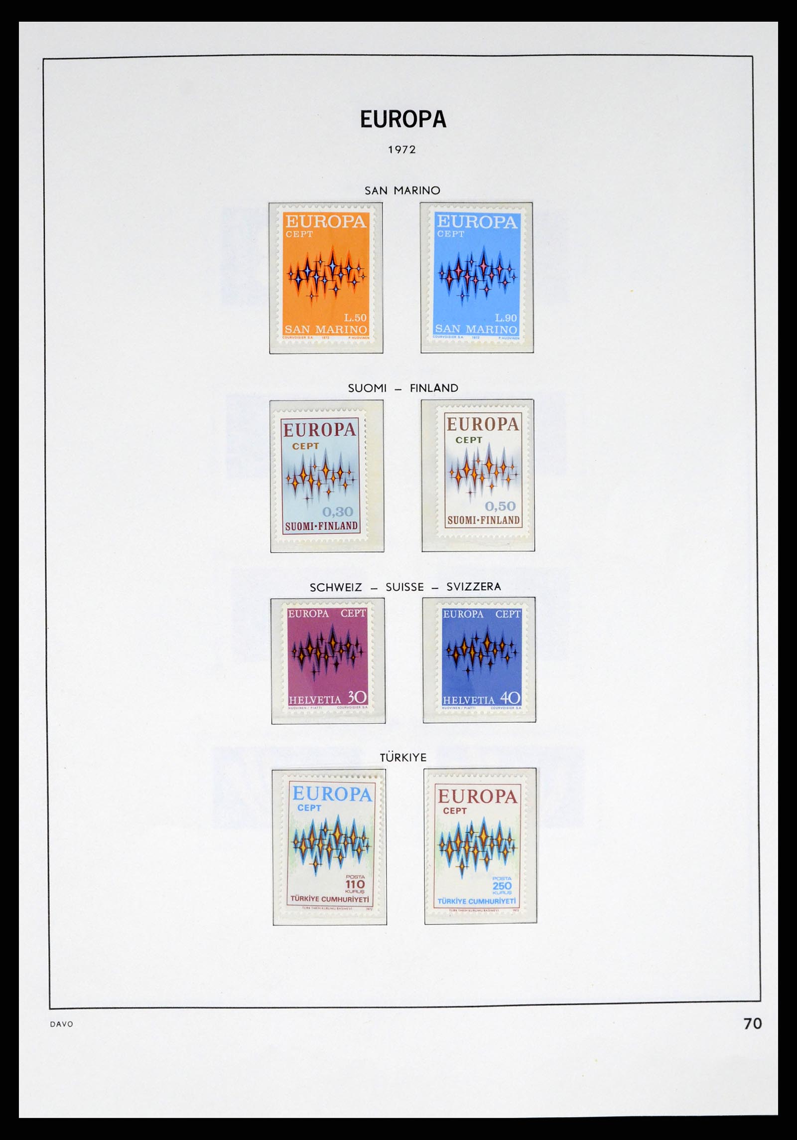 37325 069 - Postzegelverzameling 37325 Europa CEPT 1956-20011.