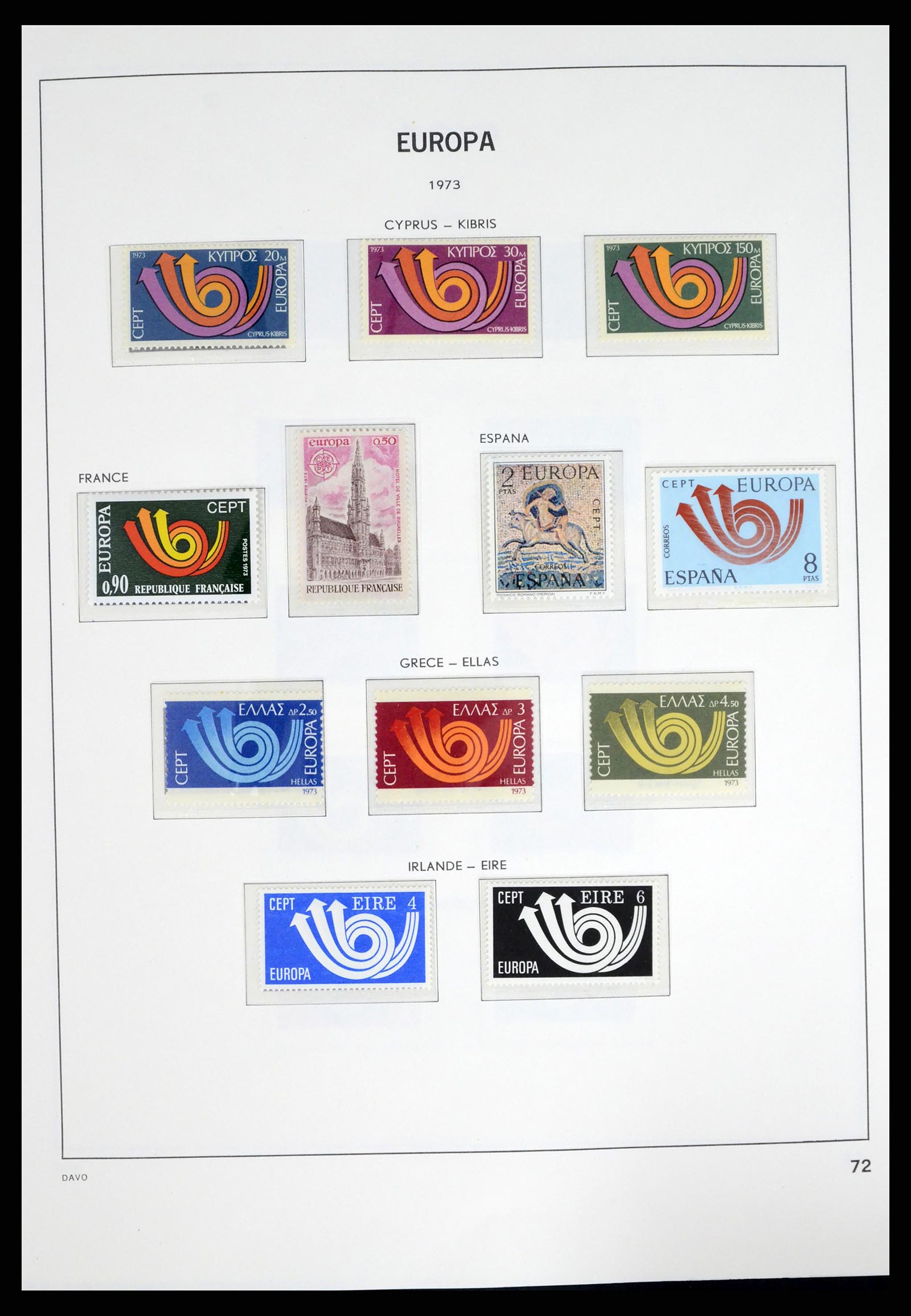 37325 071 - Postzegelverzameling 37325 Europa CEPT 1956-20011.