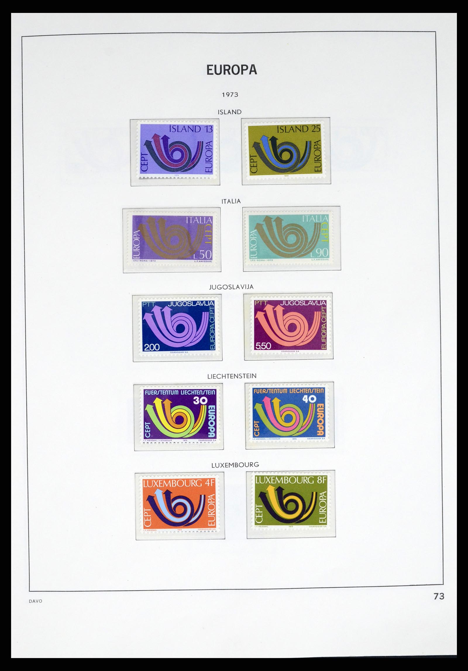 37325 072 - Postzegelverzameling 37325 Europa CEPT 1956-20011.
