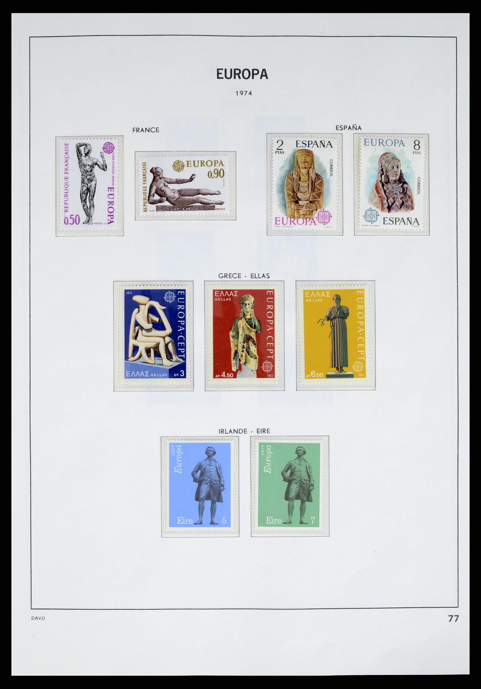 37325 076 - Postzegelverzameling 37325 Europa CEPT 1956-20011.