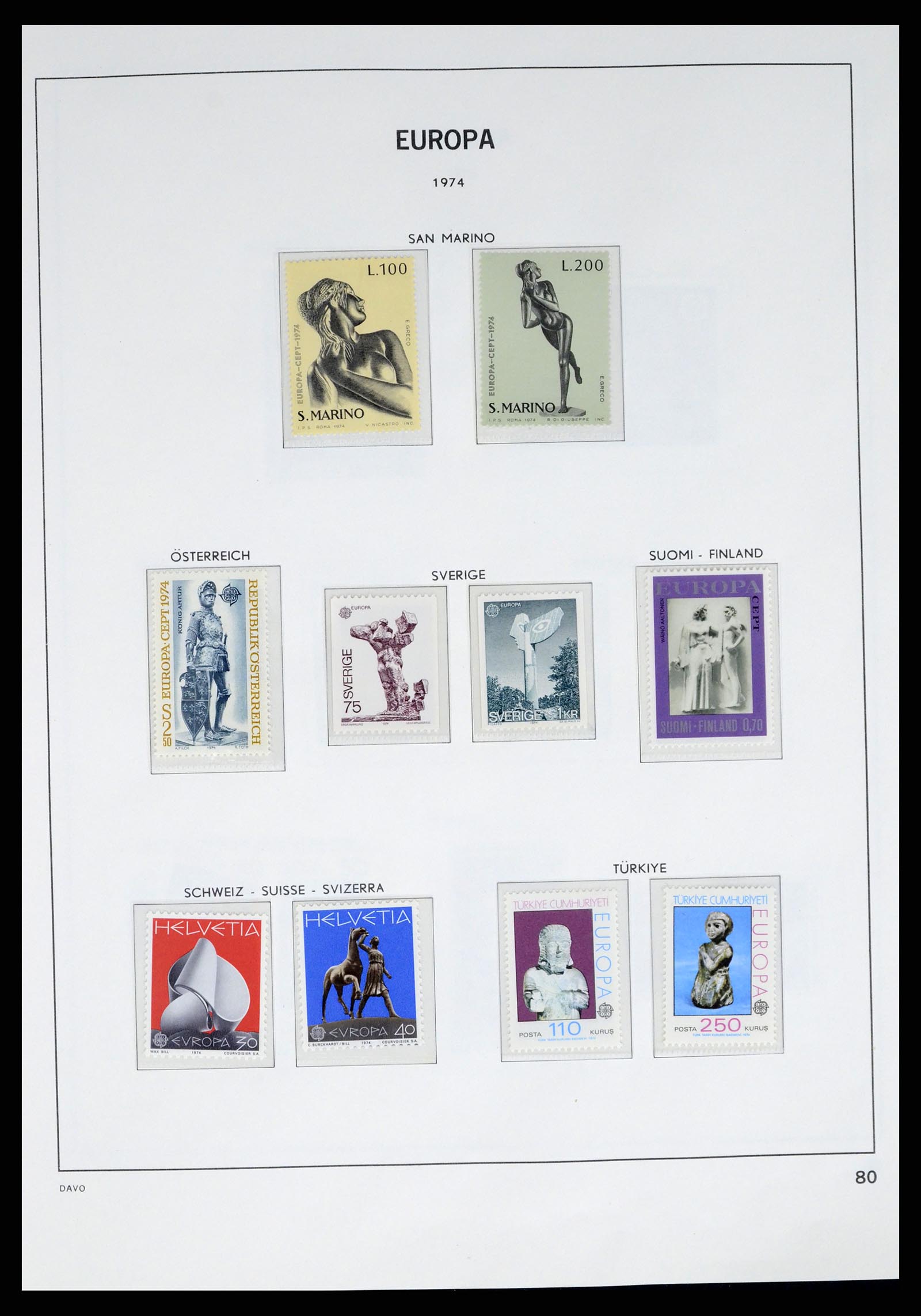 37325 079 - Postzegelverzameling 37325 Europa CEPT 1956-20011.