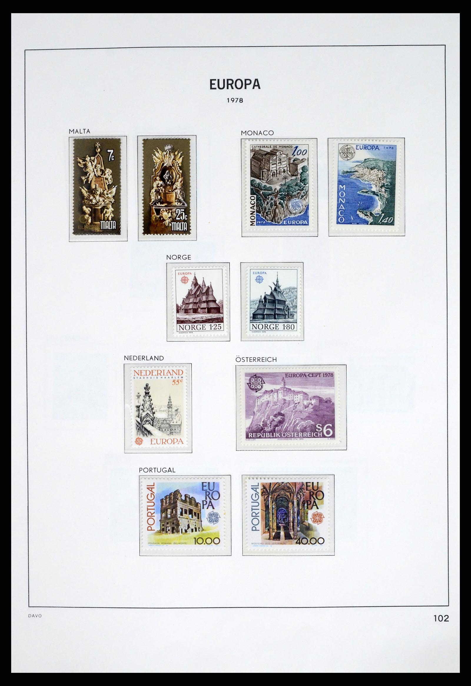 37325 101 - Postzegelverzameling 37325 Europa CEPT 1956-20011.
