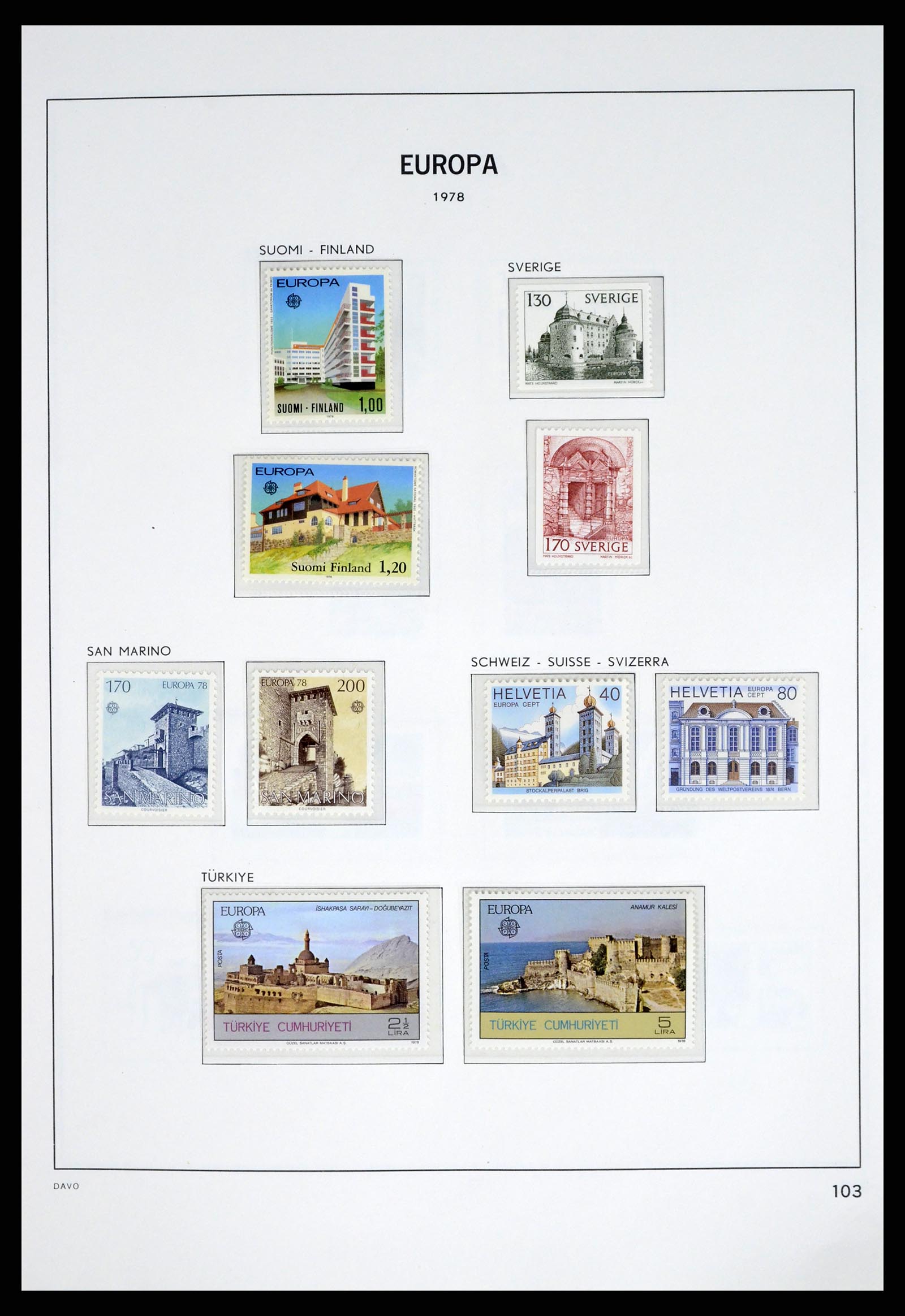37325 102 - Postzegelverzameling 37325 Europa CEPT 1956-20011.