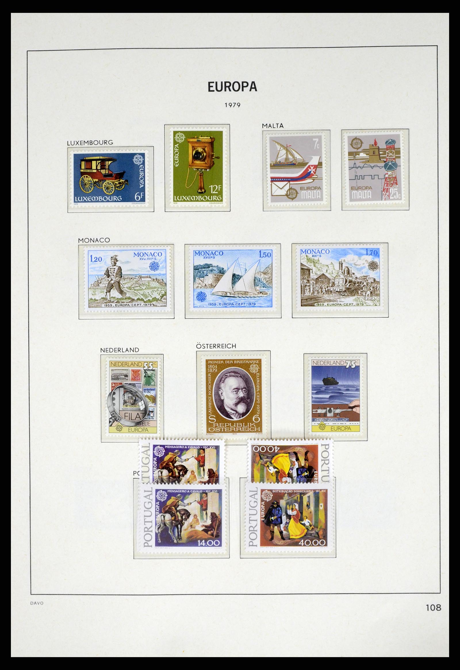 37325 107 - Postzegelverzameling 37325 Europa CEPT 1956-20011.
