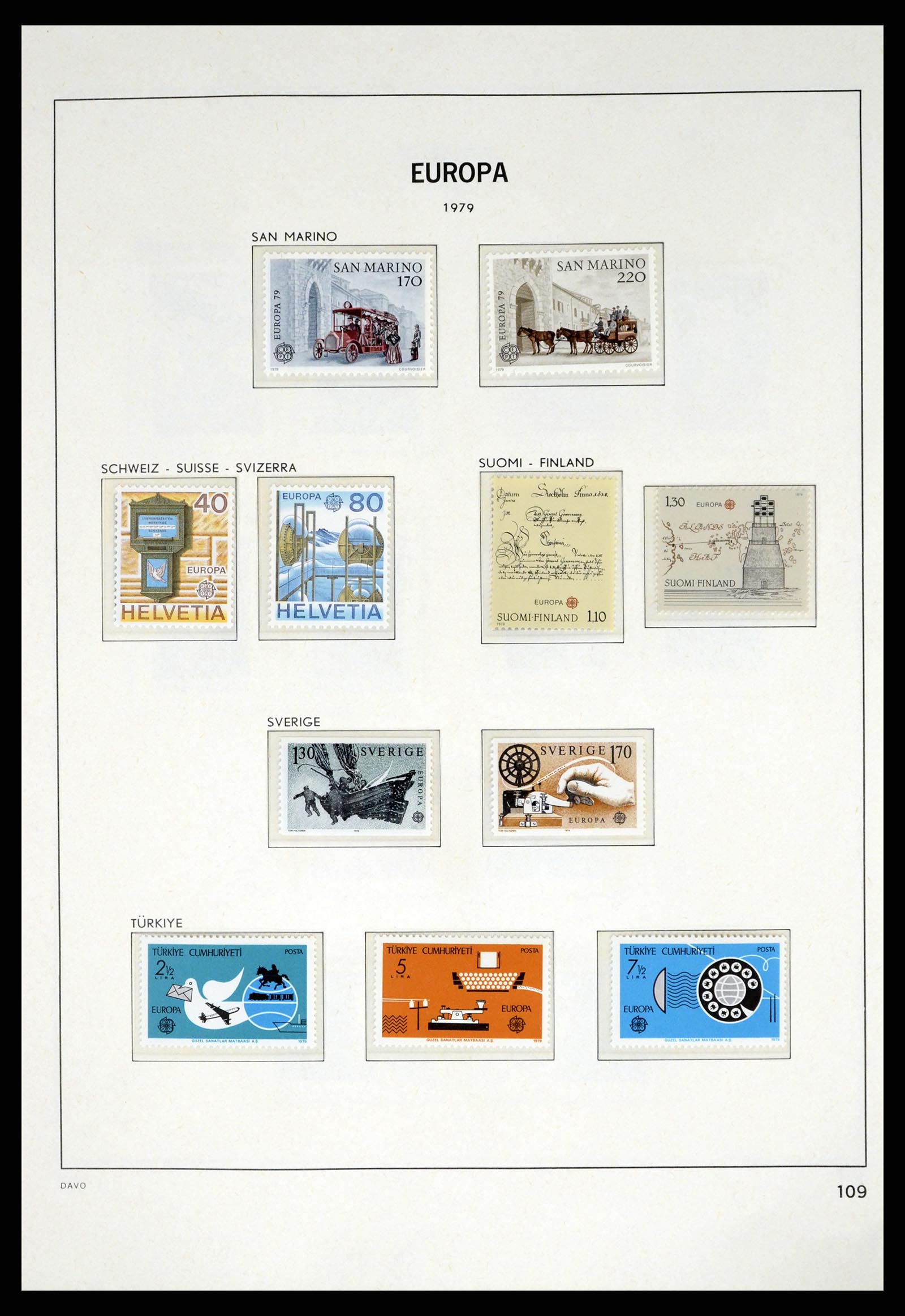37325 108 - Postzegelverzameling 37325 Europa CEPT 1956-20011.