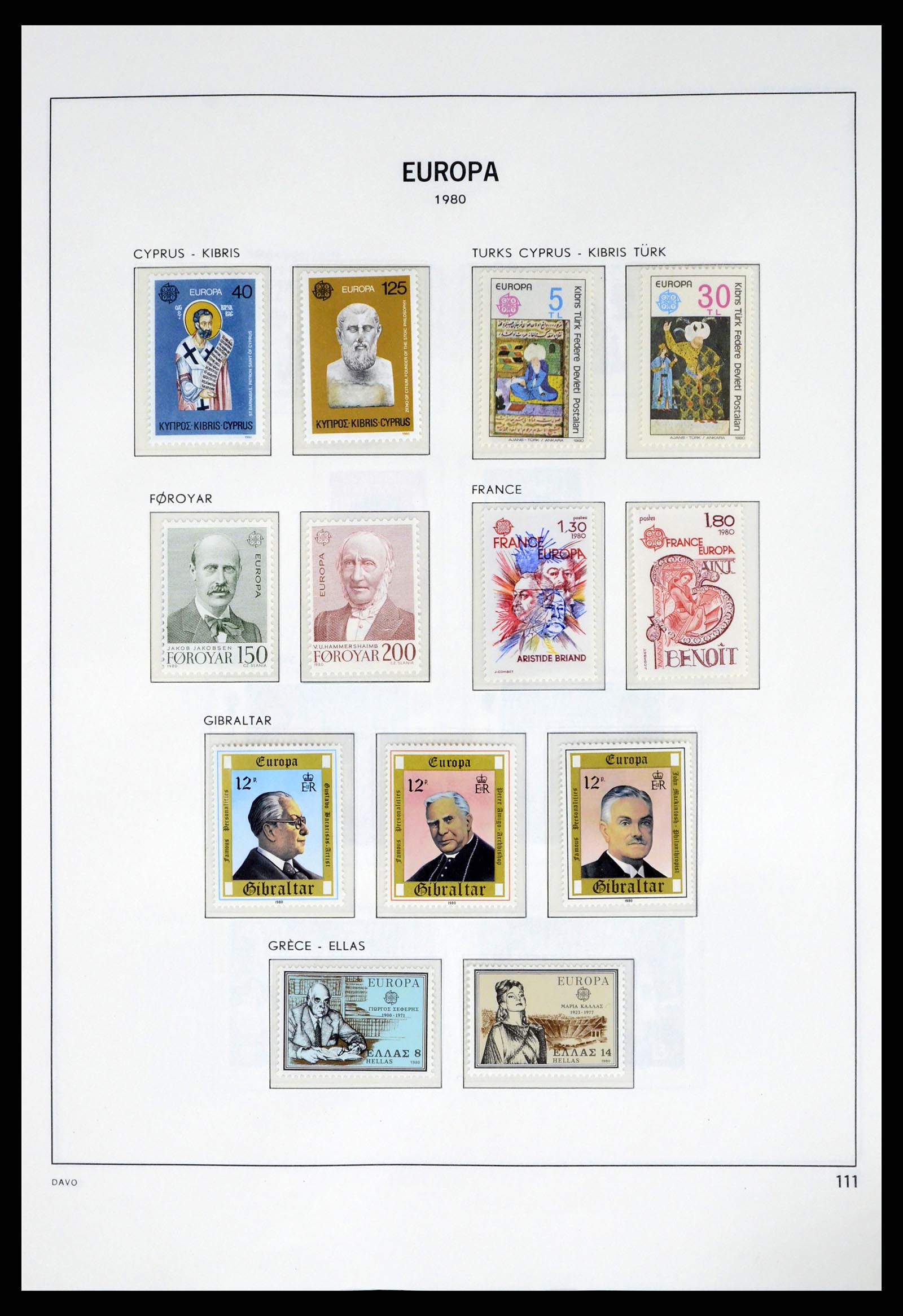 37325 110 - Postzegelverzameling 37325 Europa CEPT 1956-20011.