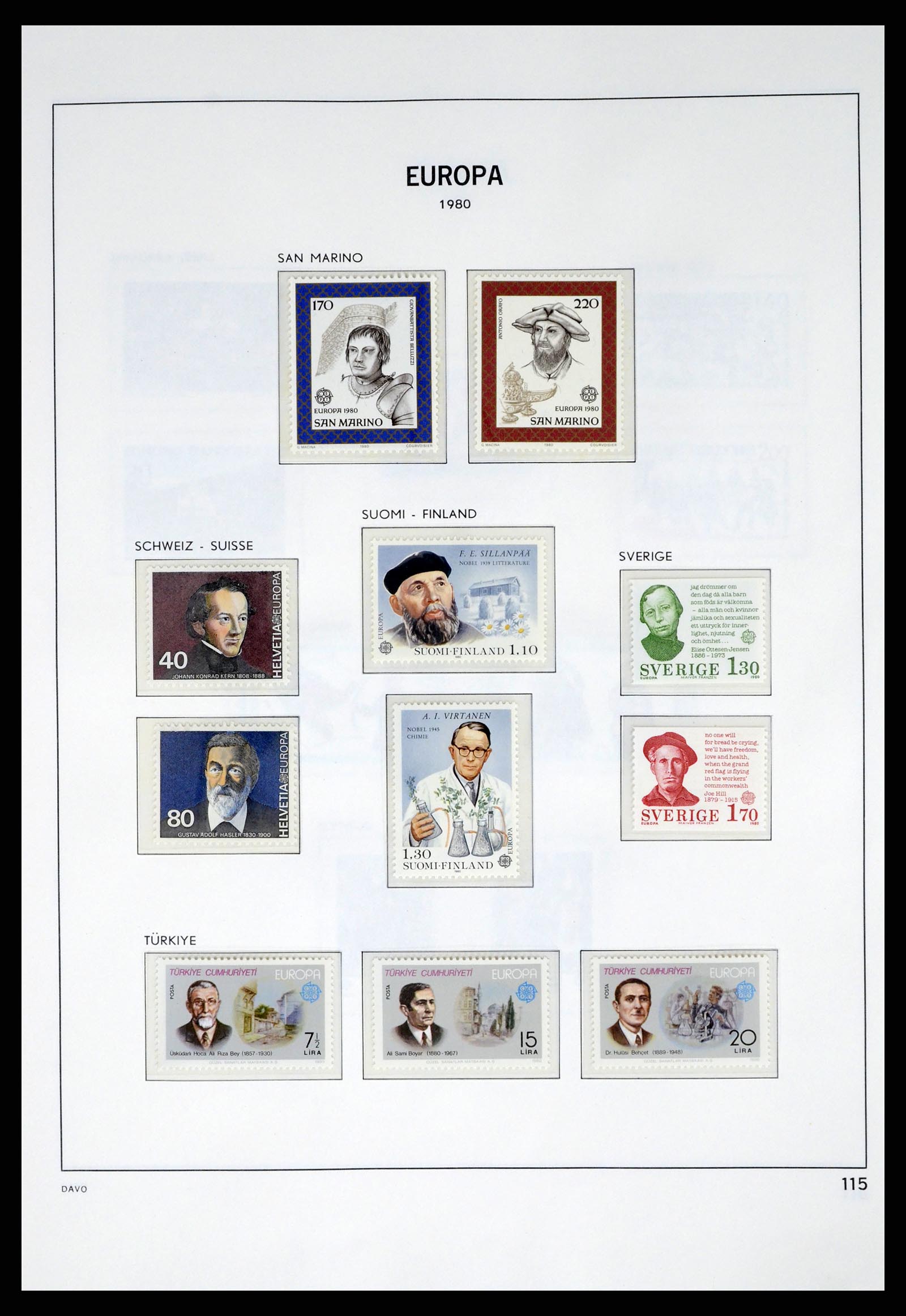 37325 114 - Postzegelverzameling 37325 Europa CEPT 1956-20011.