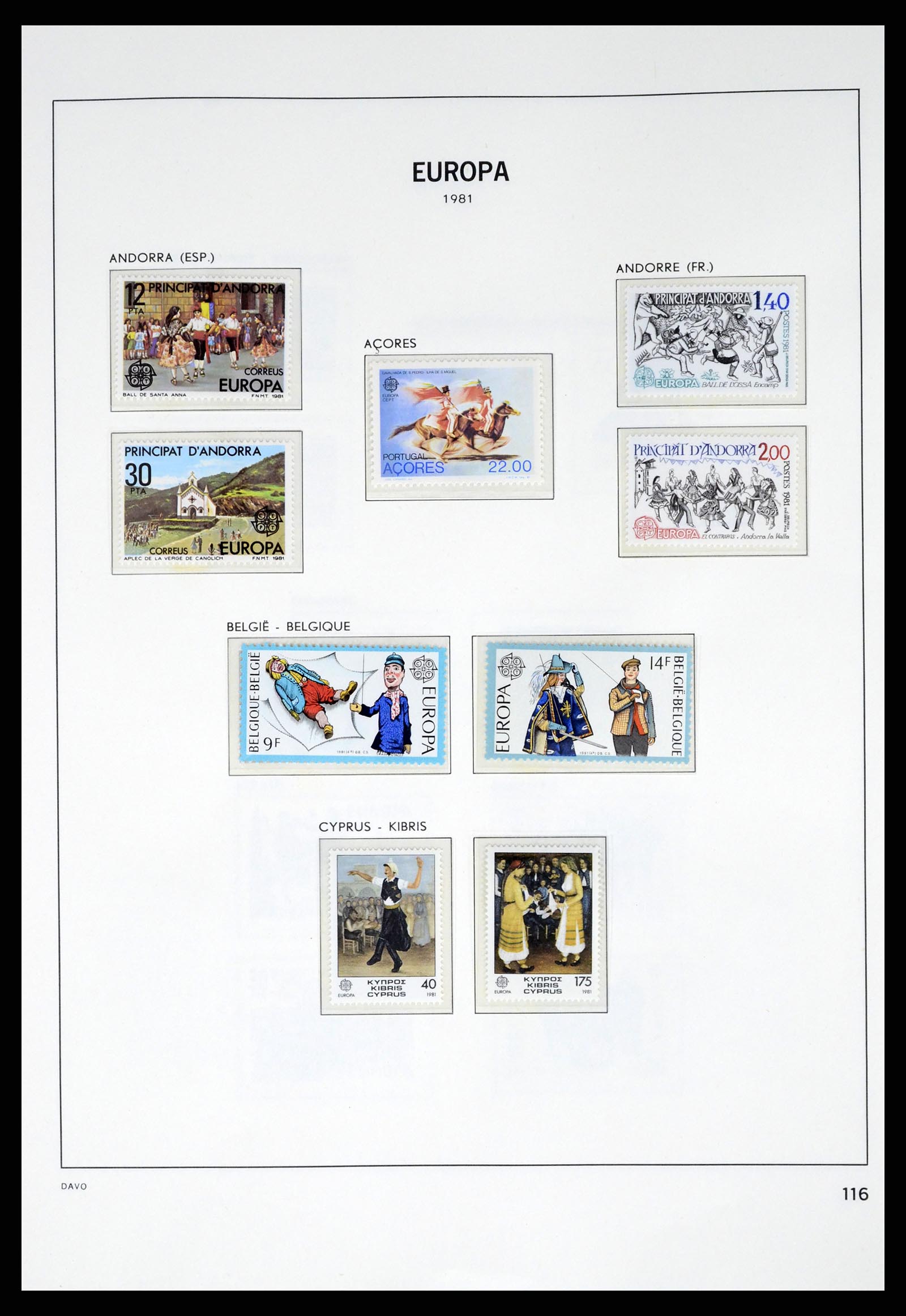 37325 115 - Postzegelverzameling 37325 Europa CEPT 1956-20011.