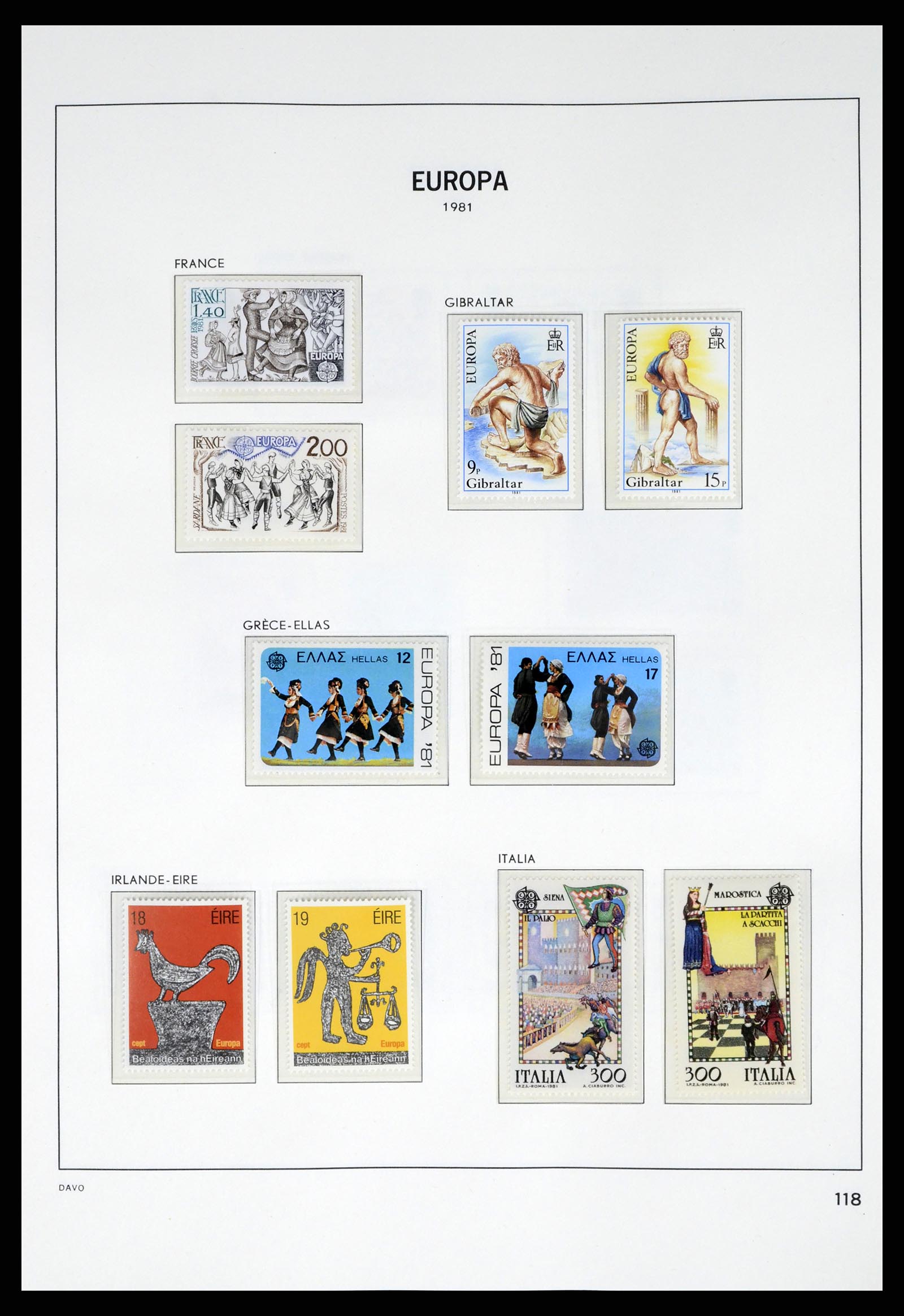 37325 117 - Postzegelverzameling 37325 Europa CEPT 1956-20011.