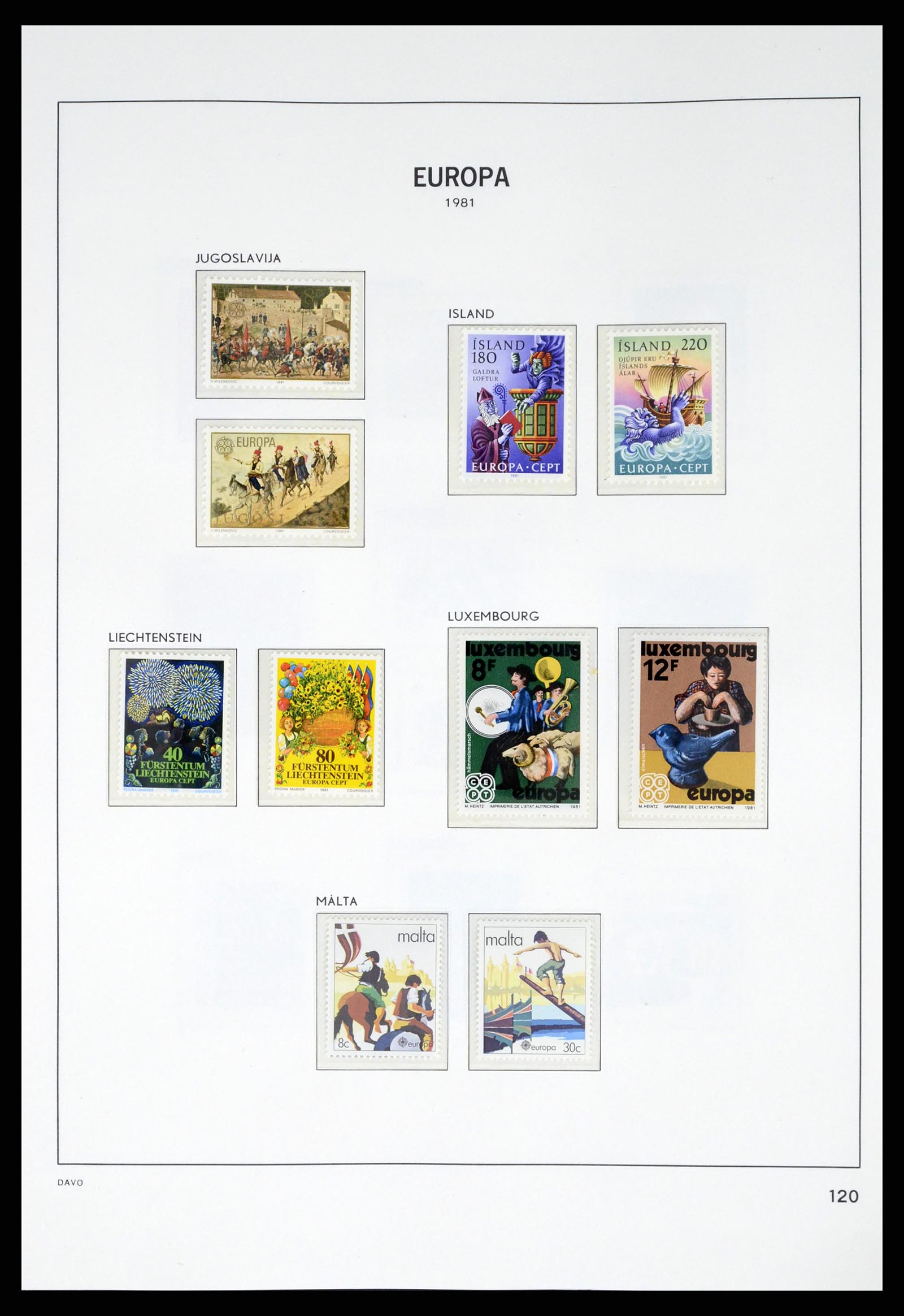 37325 119 - Postzegelverzameling 37325 Europa CEPT 1956-20011.