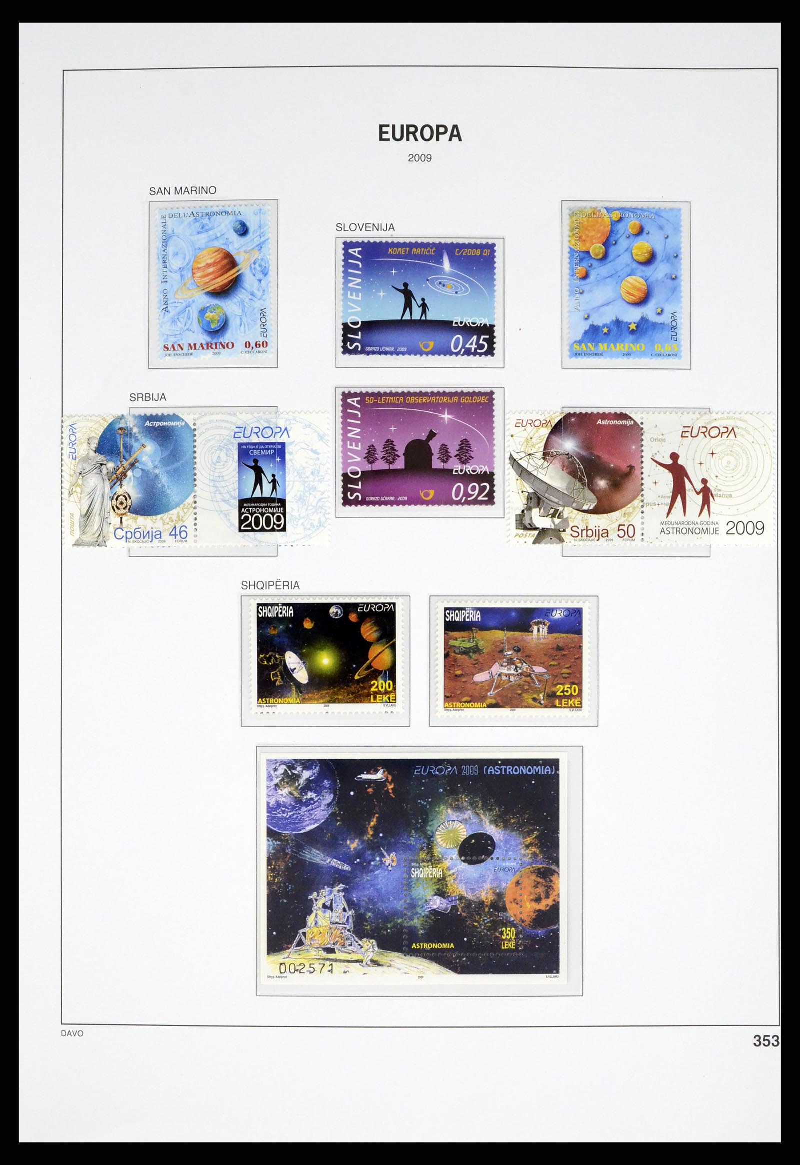 37325 479 - Postzegelverzameling 37325 Europa CEPT 1956-20011.