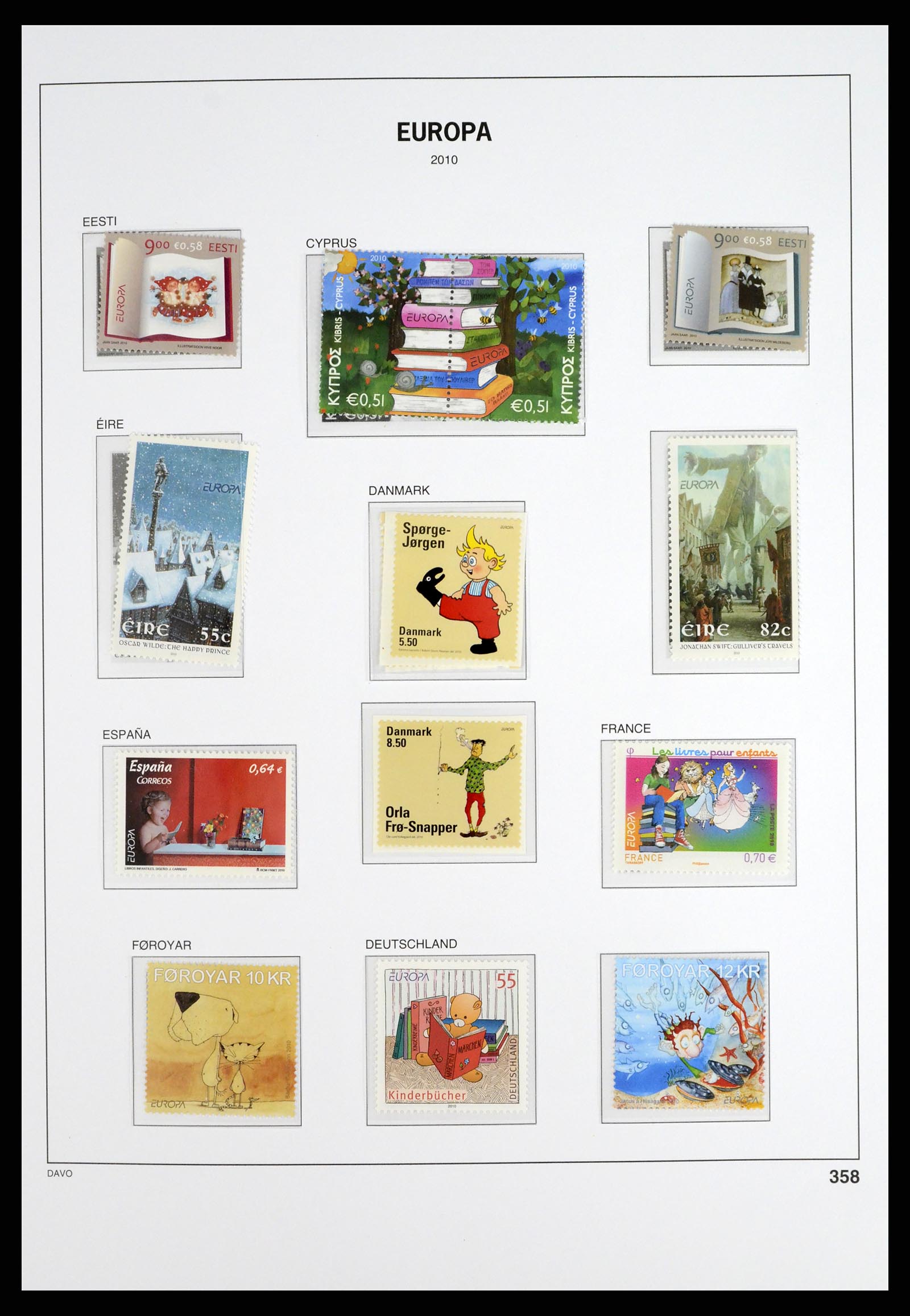 37325 484 - Postzegelverzameling 37325 Europa CEPT 1956-20011.