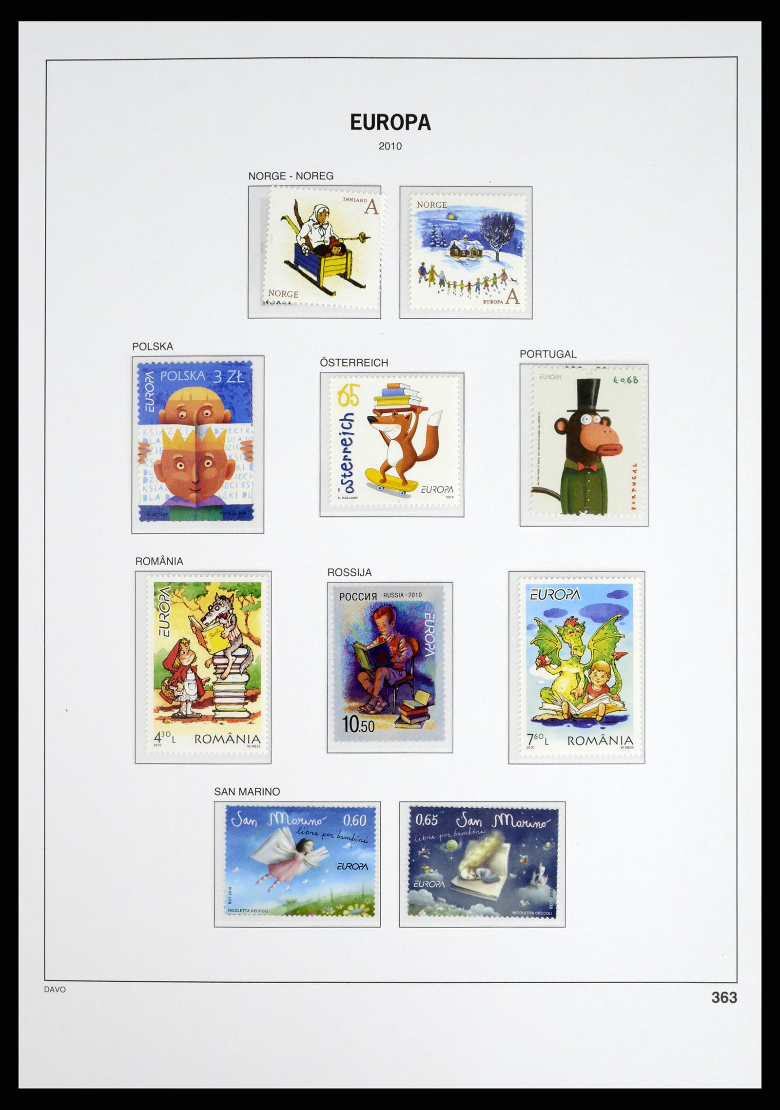 37325 489 - Postzegelverzameling 37325 Europa CEPT 1956-20011.
